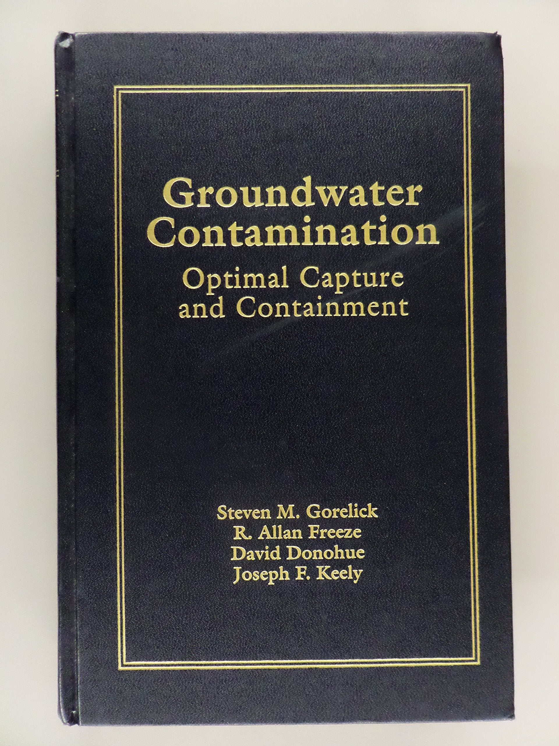 Groundwater Contamination Optimal Capture and Containment,Used