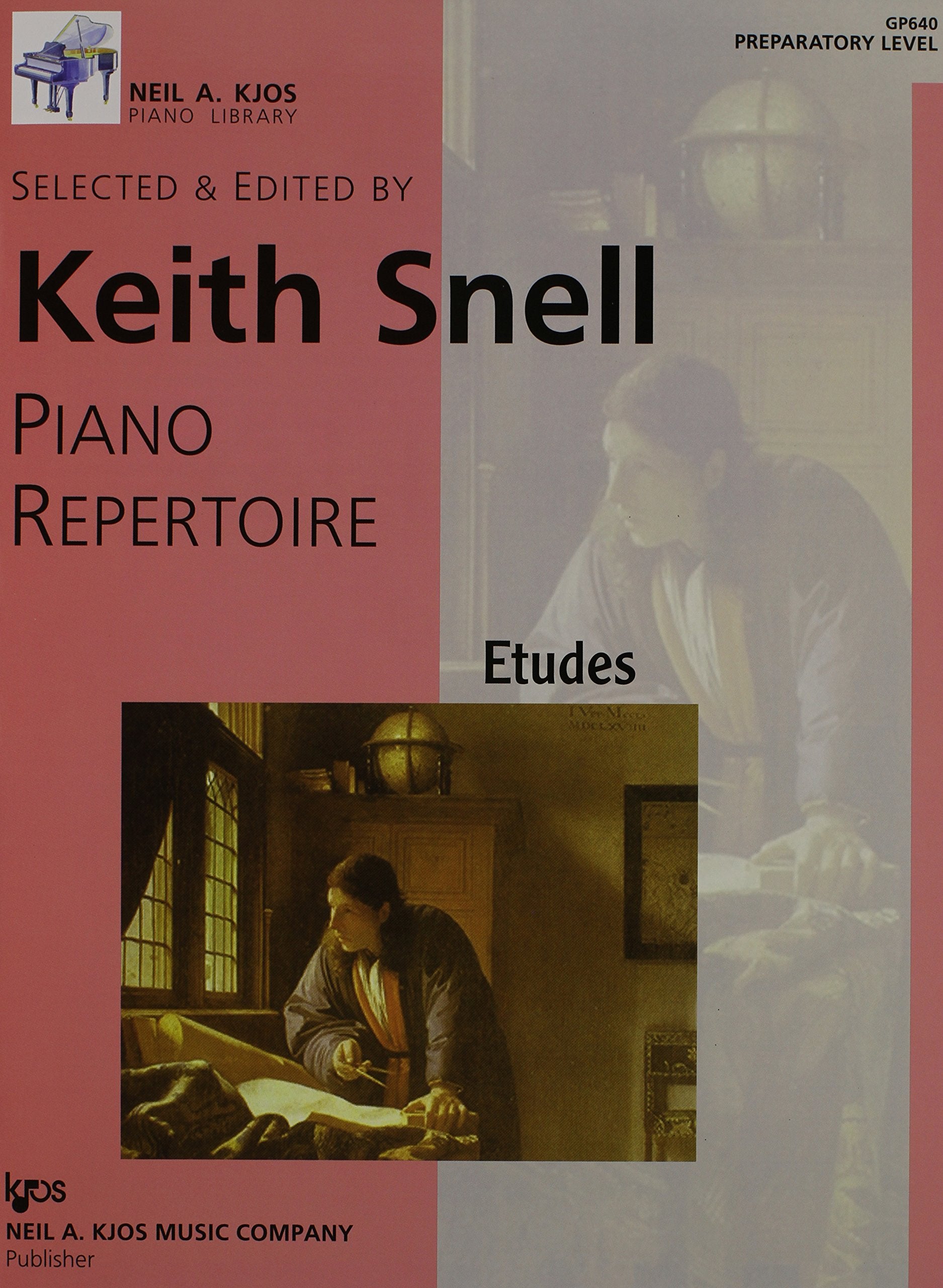 GP640 Piano Repertoire Etudes Preparatory Level (Neil A Kjos Piano Library),Used