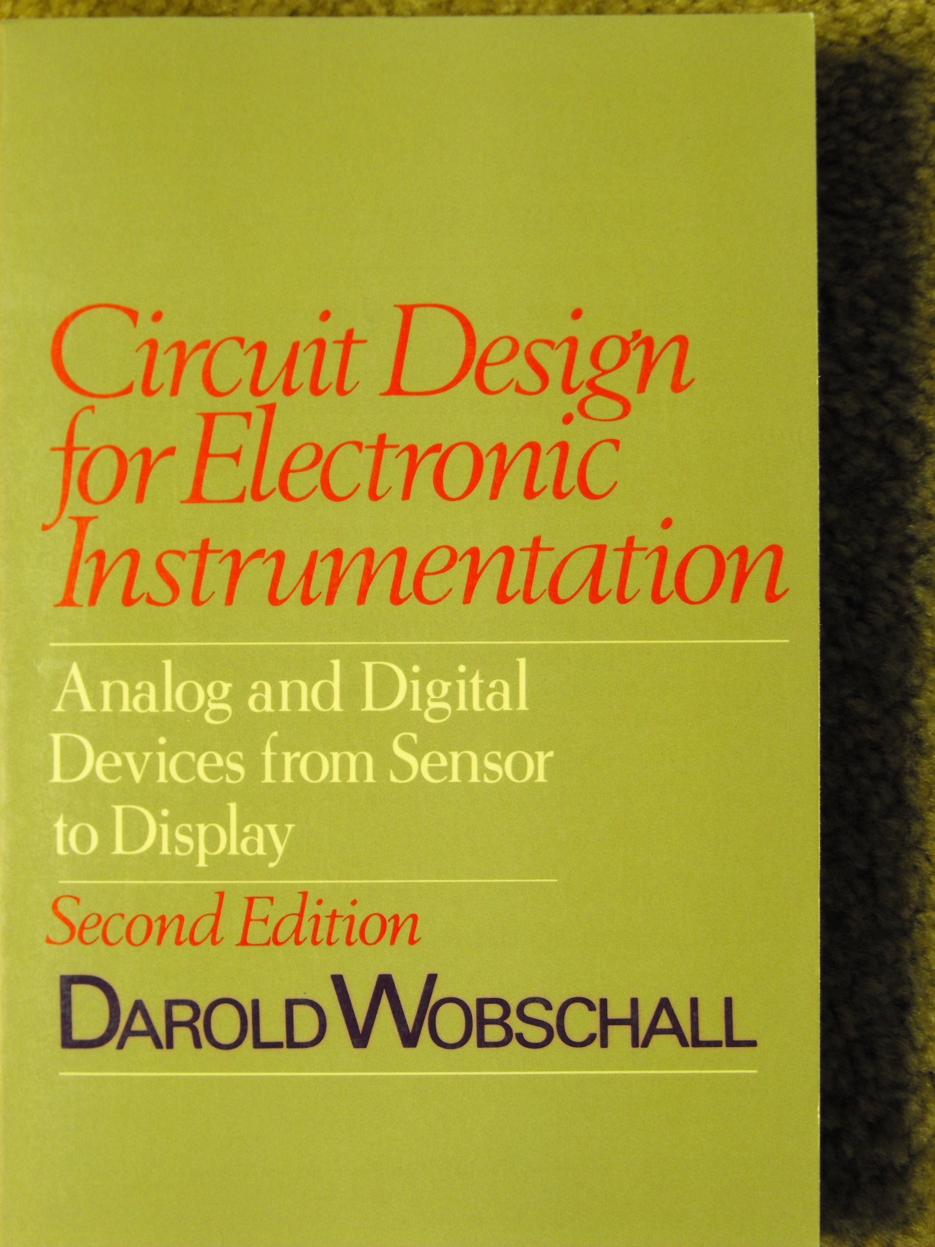 Circuit Design For Electronic Instrumentation,Used