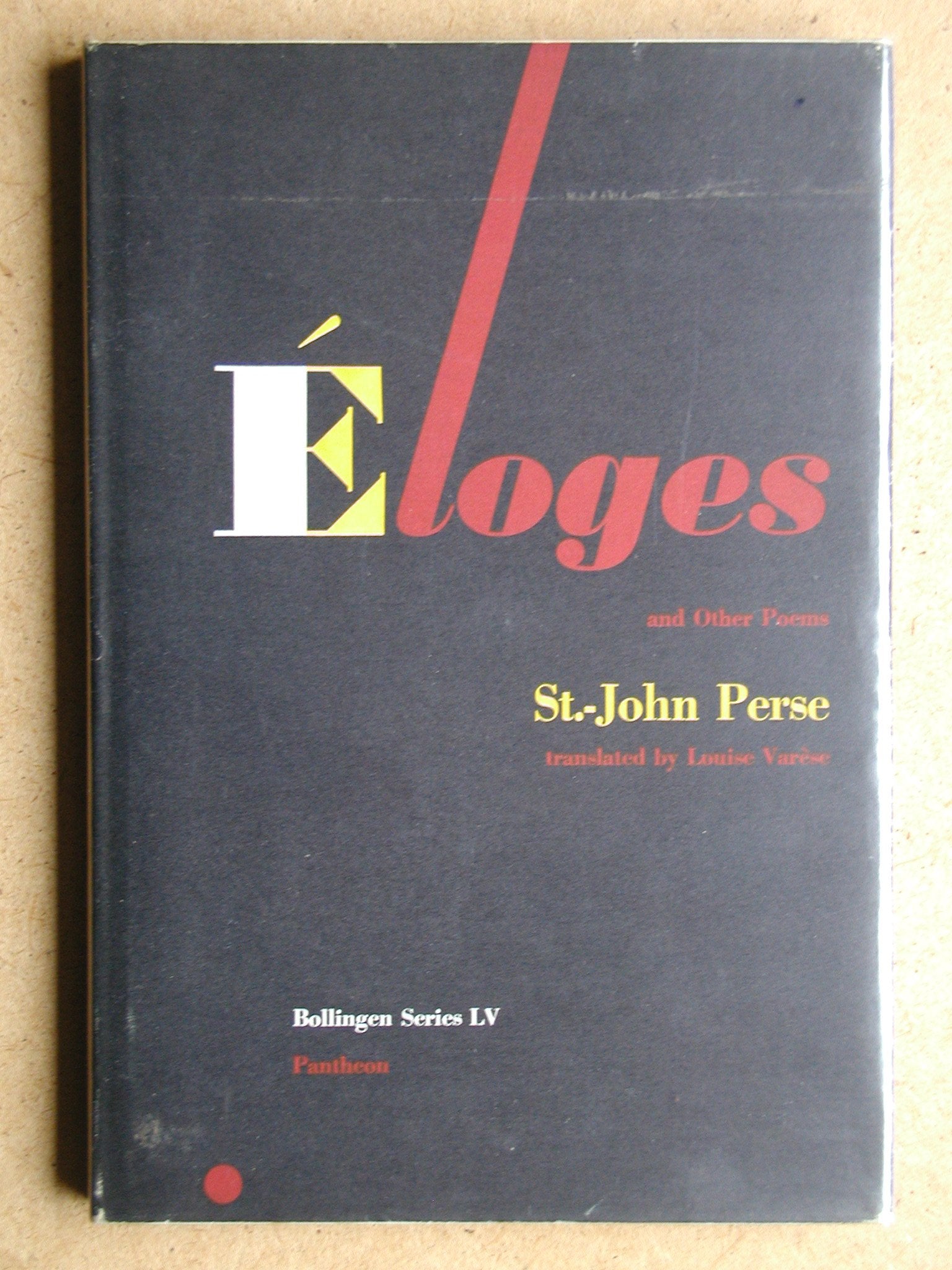 Eloges and Other Poems (Works by St.John Perse),Used