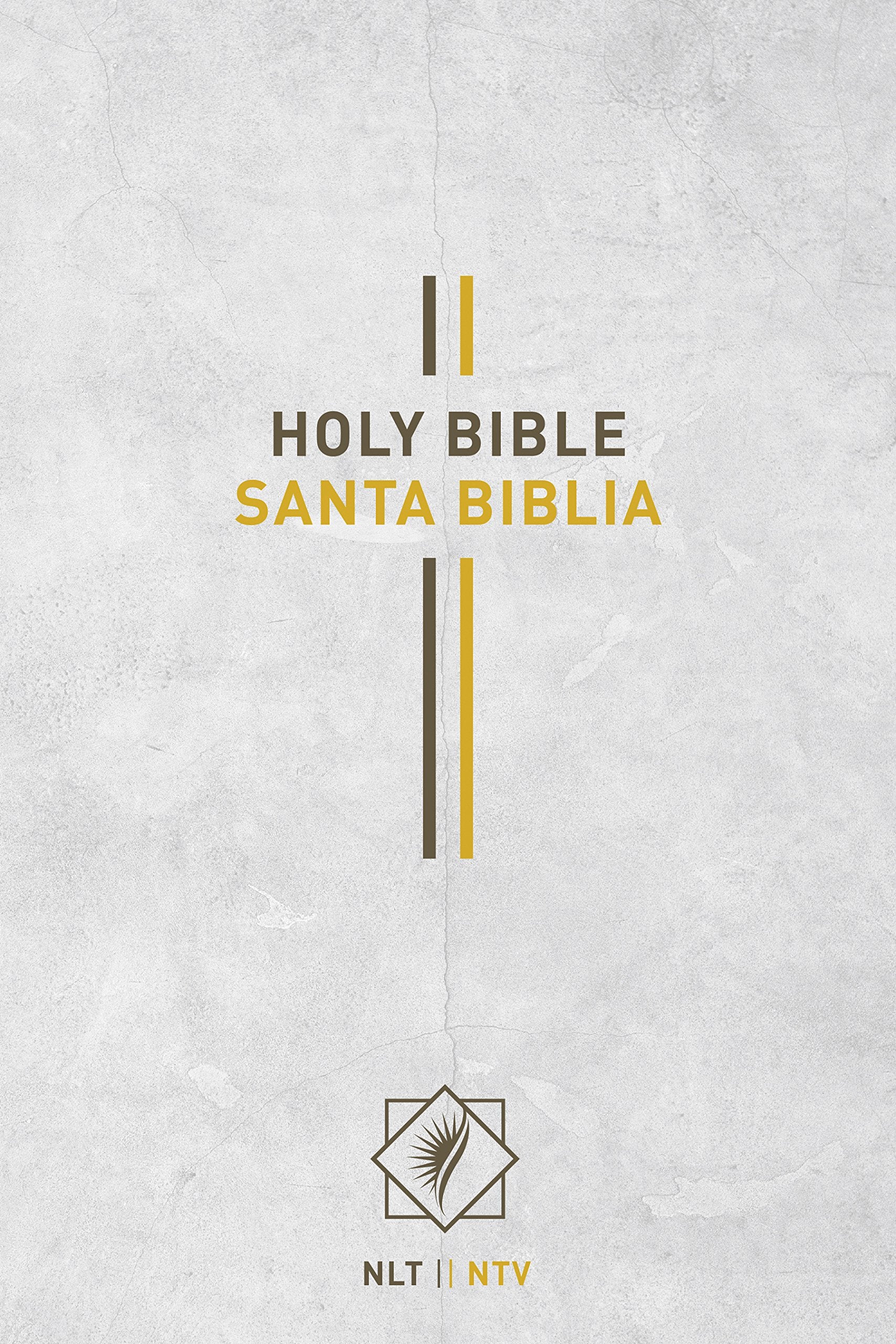 Bilingual Bible / Biblia biling?e NLT/NTV (Hardcover, Gray),Used