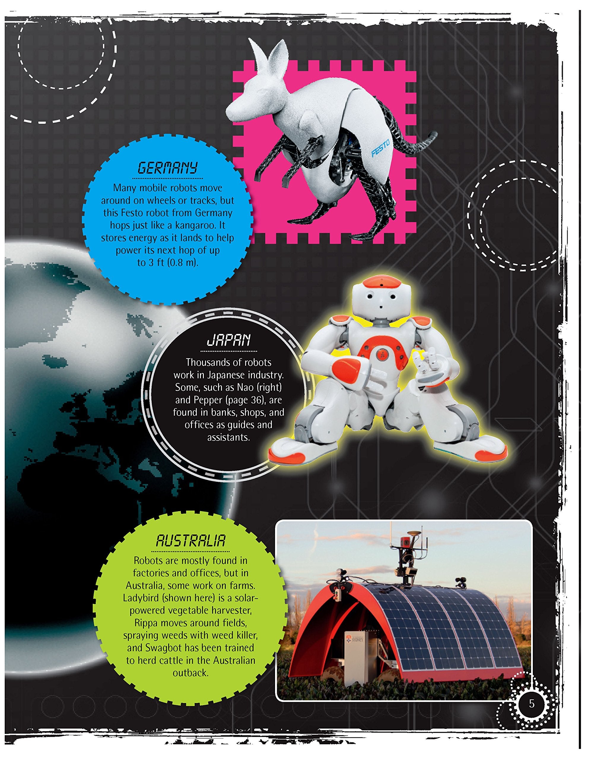 A Robot World: Discover Amazing Robots And Their Robotic Powers,Used