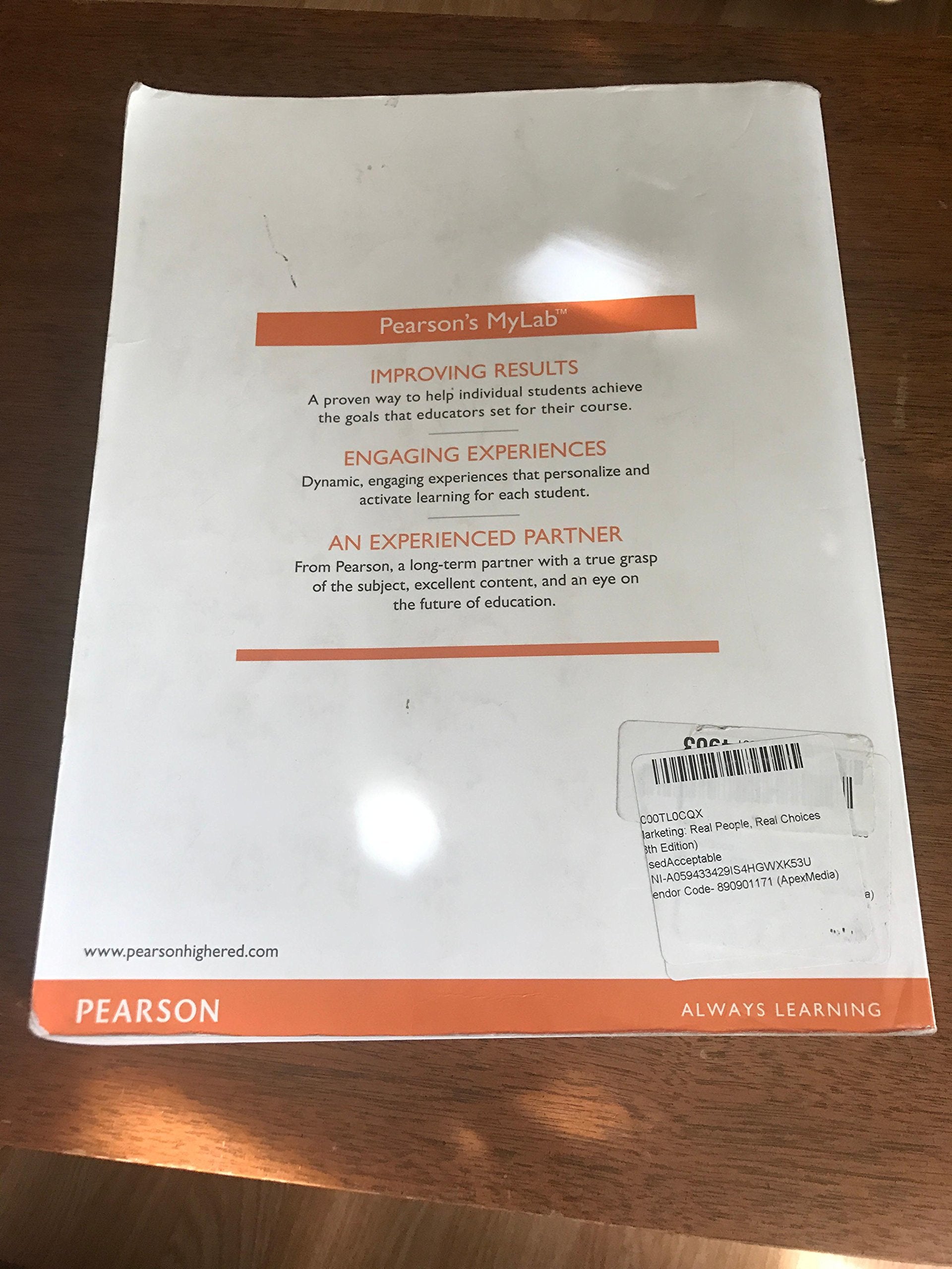 Marketing: Real People, Real Choices (8Th Edition),New