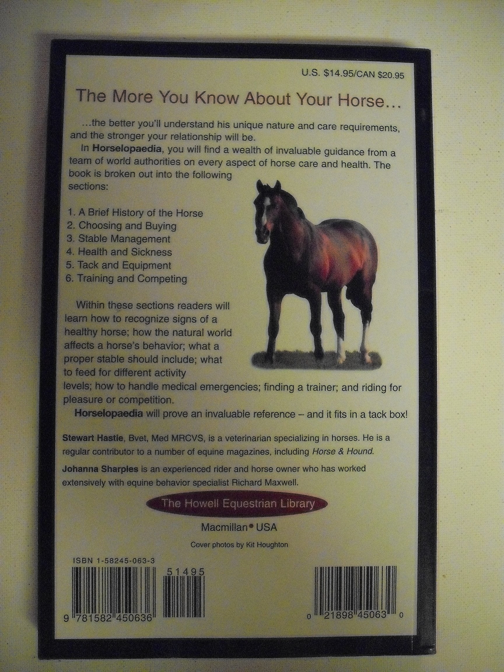 Horselopaedia: A Complete Guide to Horse Care (The Howell Equestrian Library),Used