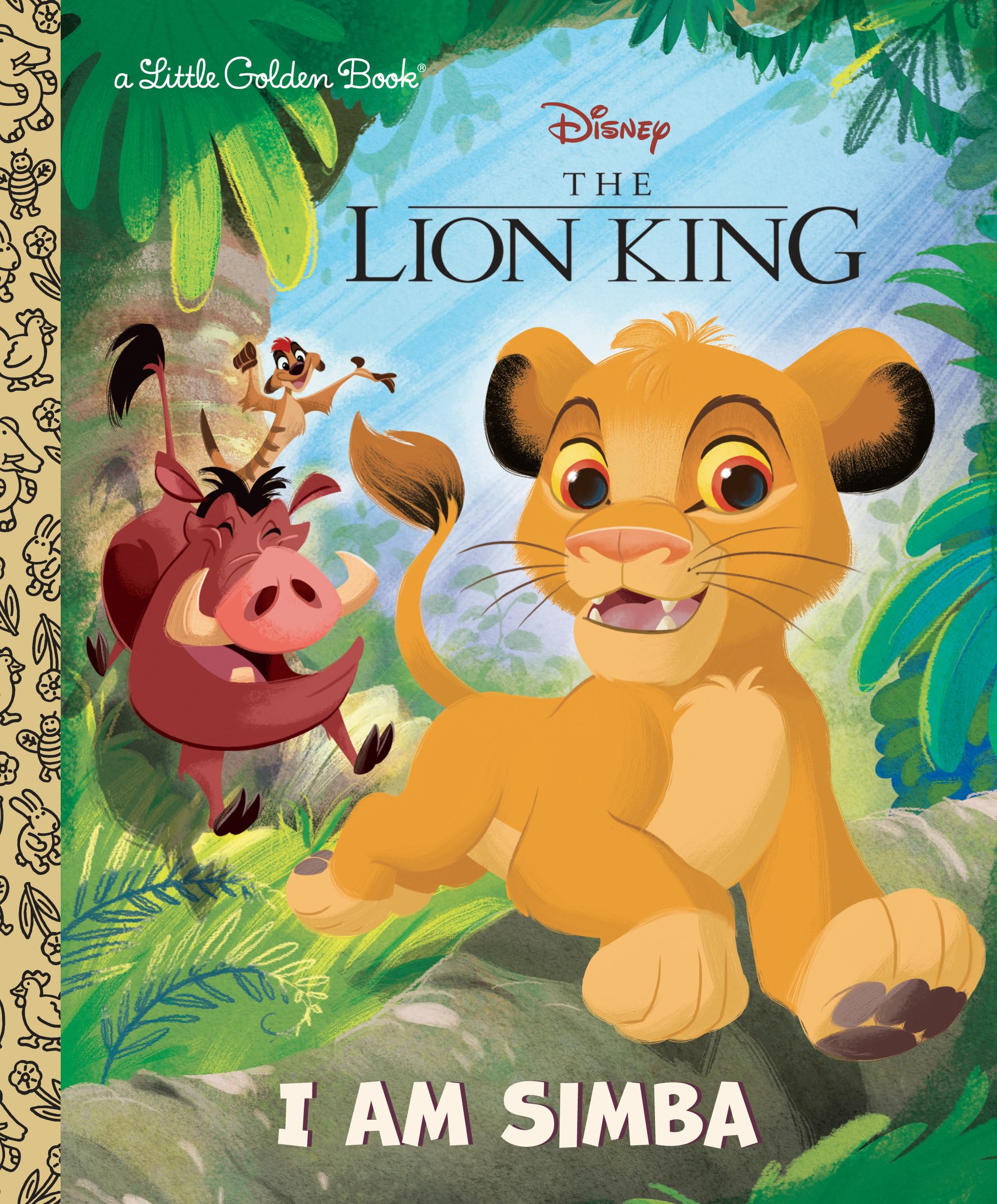 I Am Simba (Disney The Lion King) (Little Golden Book),New