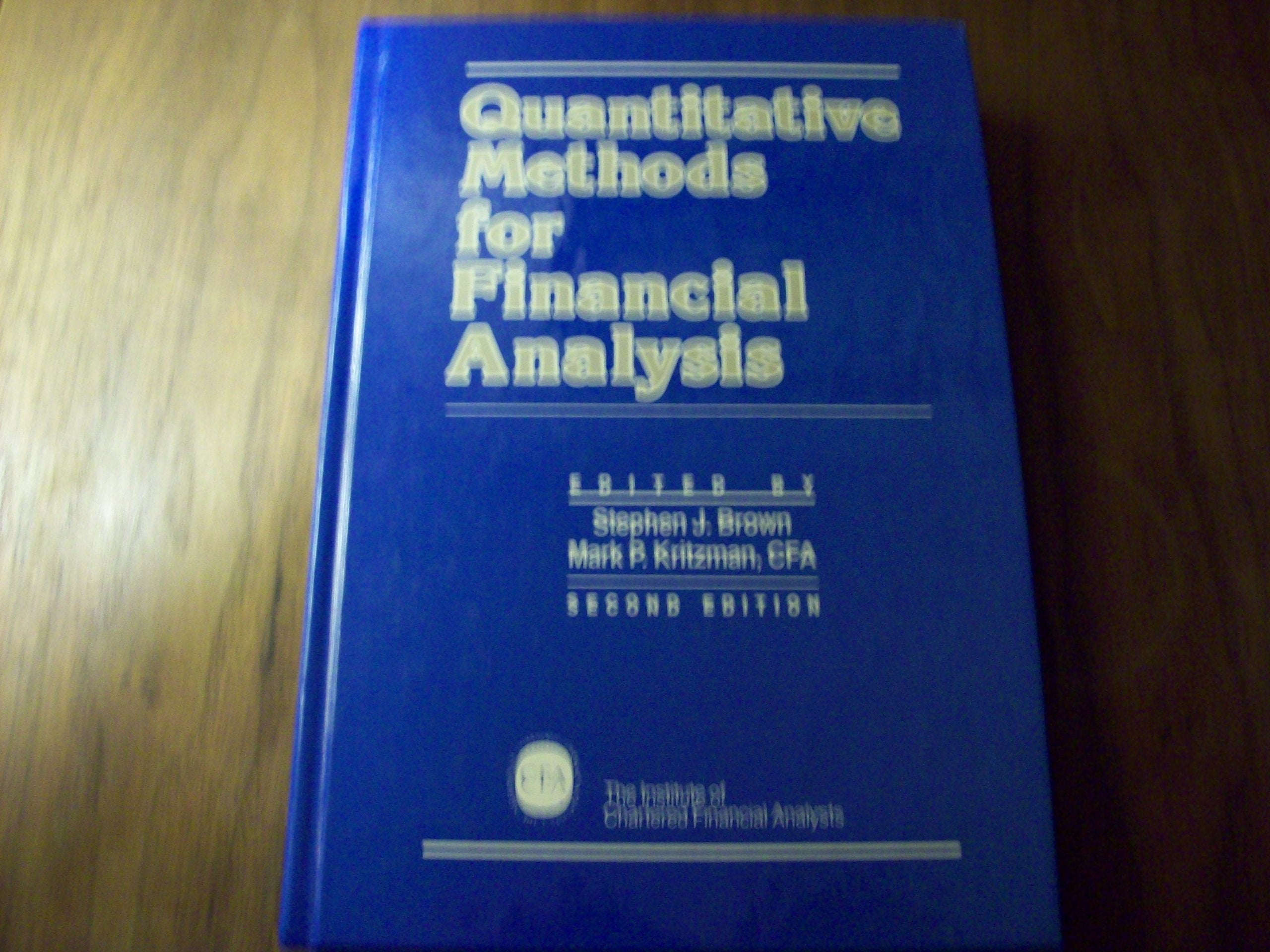Quantitative Methods for Financial Analysis,Used