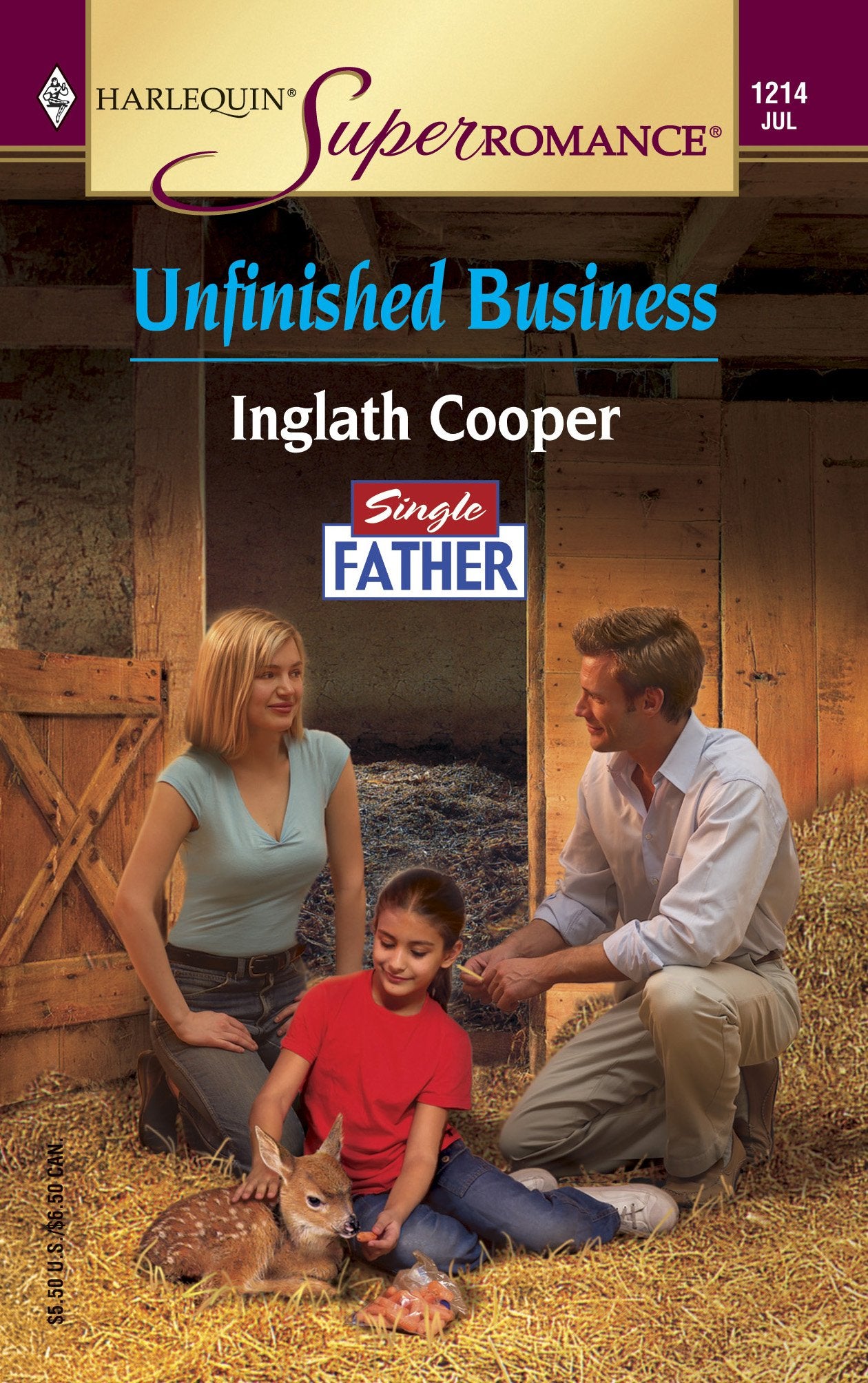Unfinished Business: Single Father (Harlequin Superromance No. 1214),Used