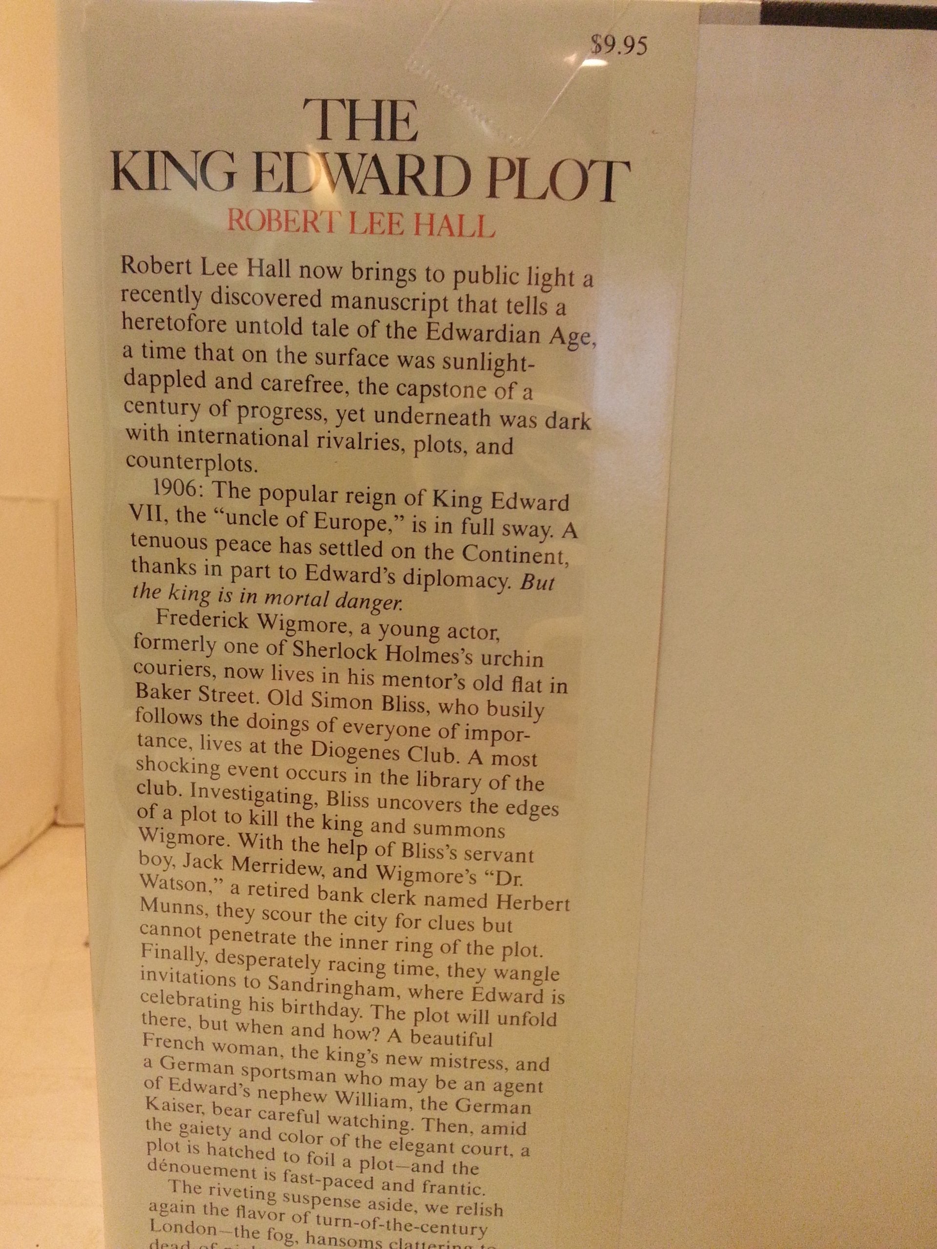 The King Edward Plot,Used