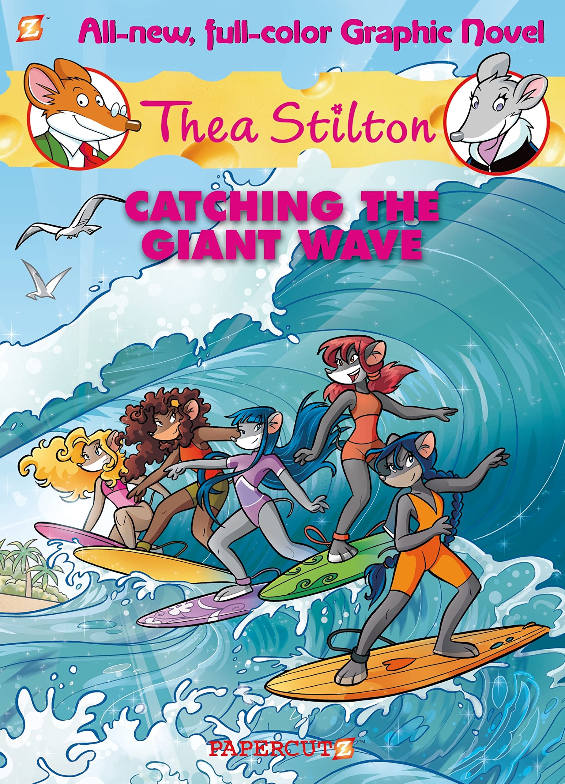 Thea Stilton Graphic Novels #4: Catching the Giant Wave,Used