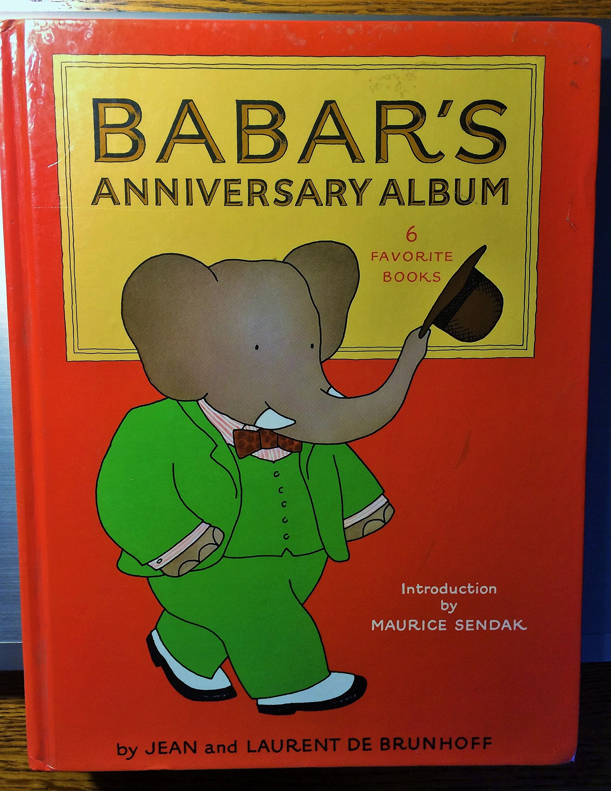 Babar's Anniversary Album: 6 Favorite Books,Used