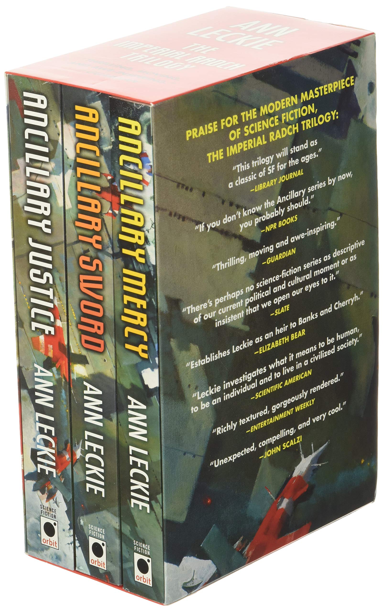 The Imperial Radch Boxed Trilogy: Ancillary Justice, Ancillary Sword, And Ancillary Mercy (The Imperial Radch Trilogy),Used