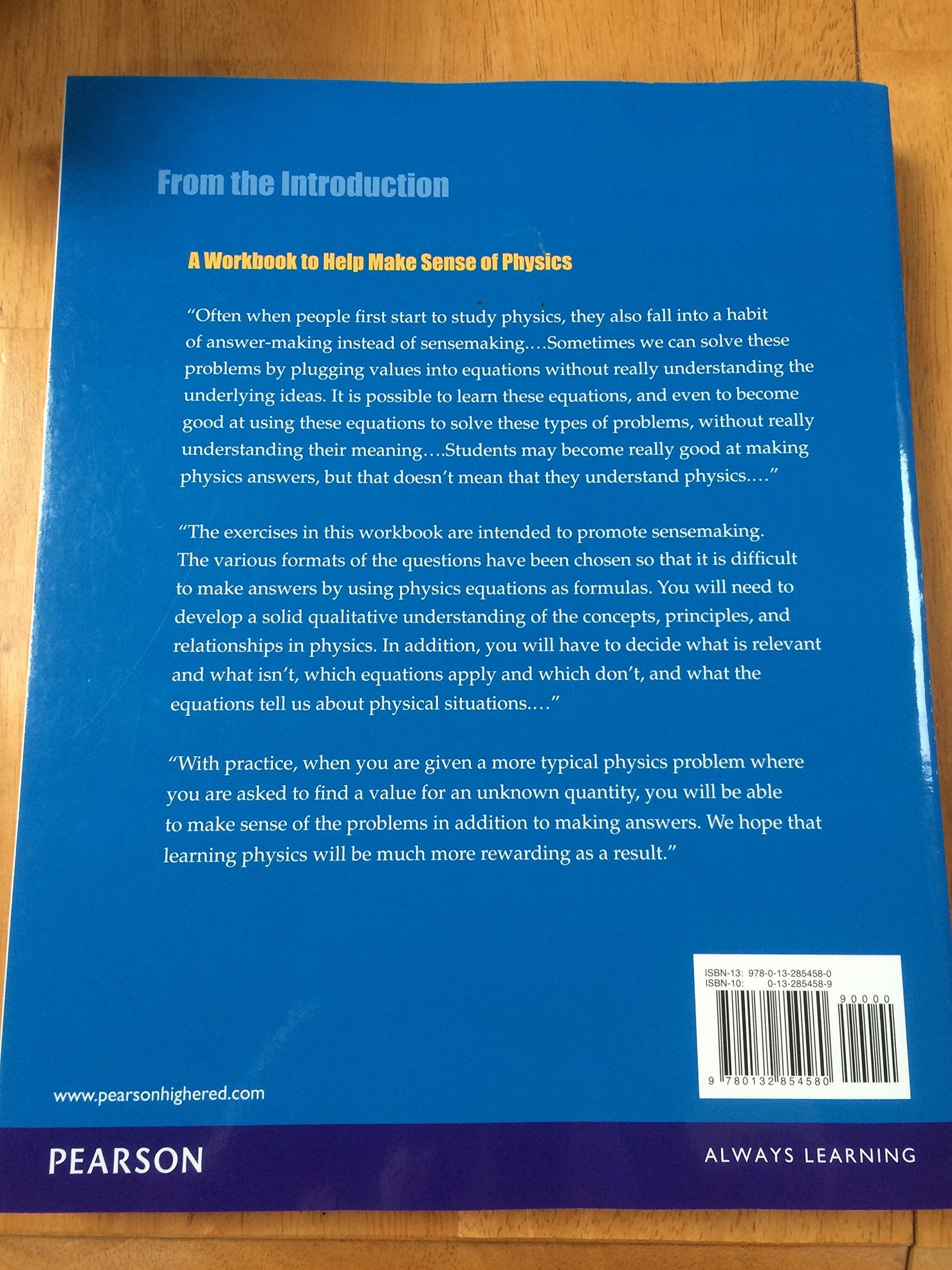 Tipers: Sensemaking Tasks For Introductory Physics (Ei Pearson Series In Educational Innovation),New