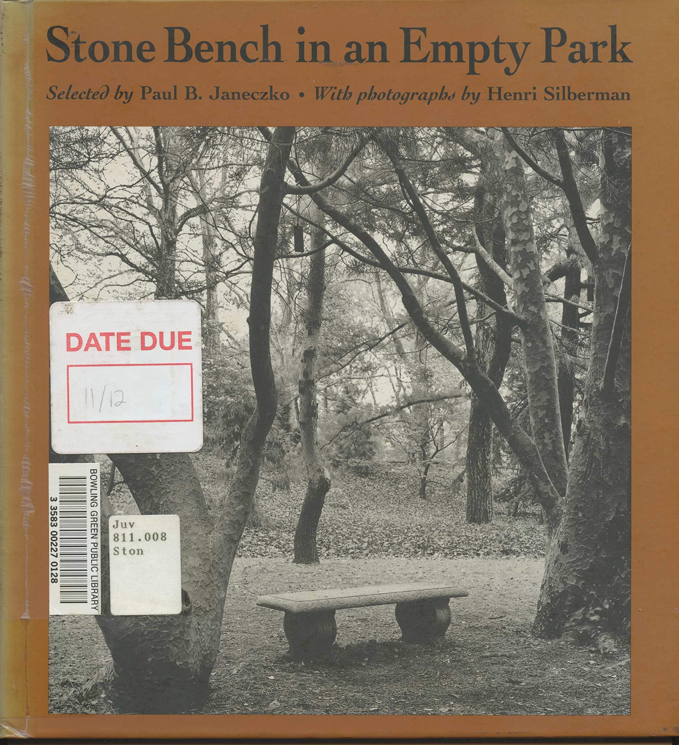 Stone Bench in an Empty Park,Used