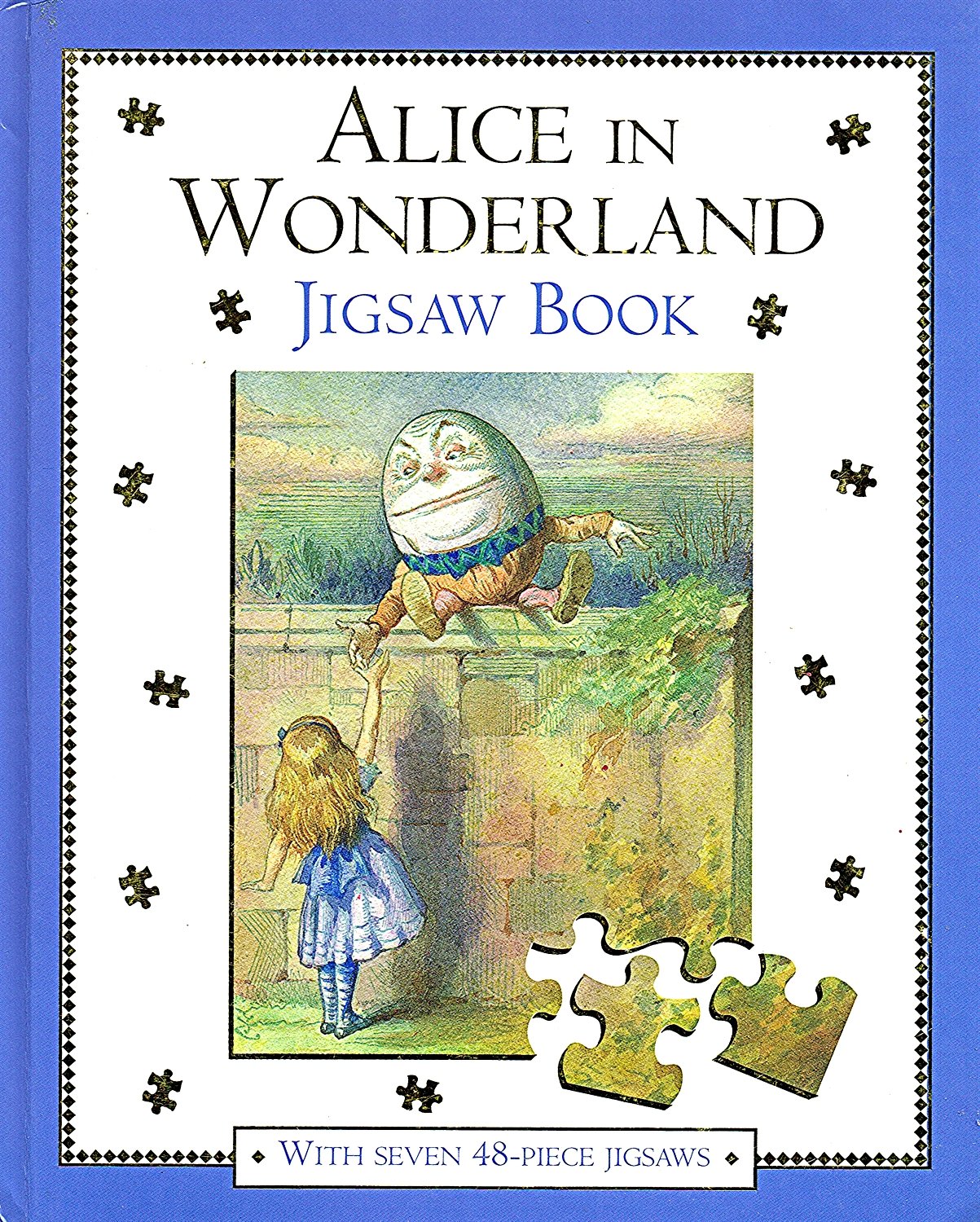 Alice in Wonderland Jigsaw Book: With Seven 48Piece Puzzles,Used