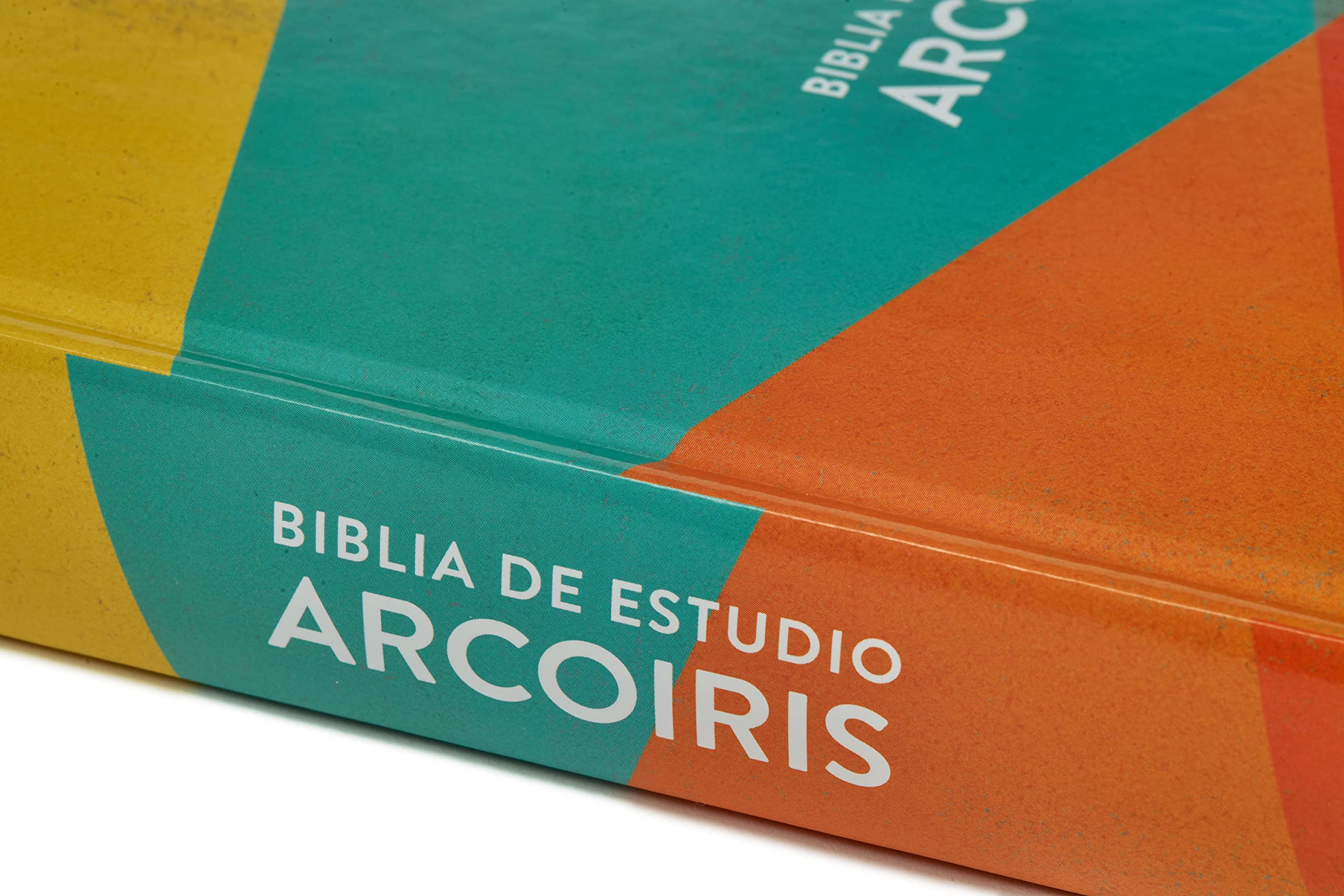 Biblia Reina Valera 1960 de Estudio Arco?ris multicolor, tapa dura RVR 1960 Rainbow Study Bible, Multicolor, Hardcover (Spanish,Used