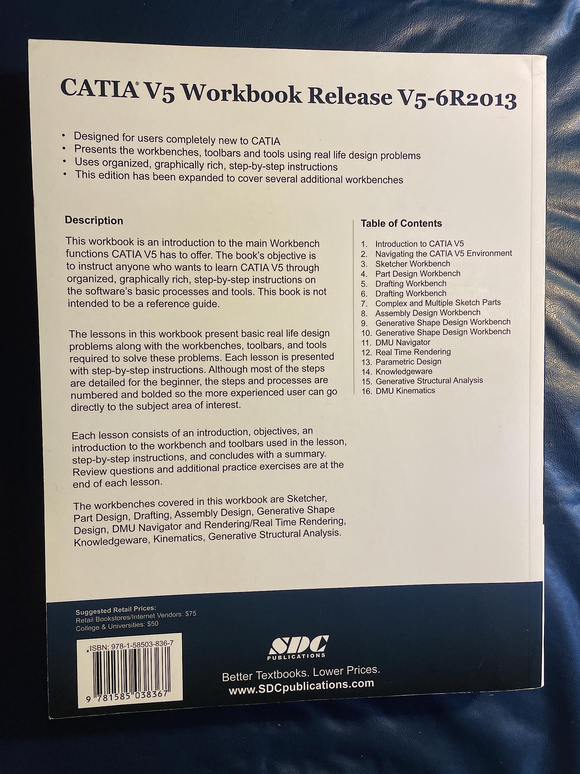 CATIA V5 Workbook Release V56 R2013,Used