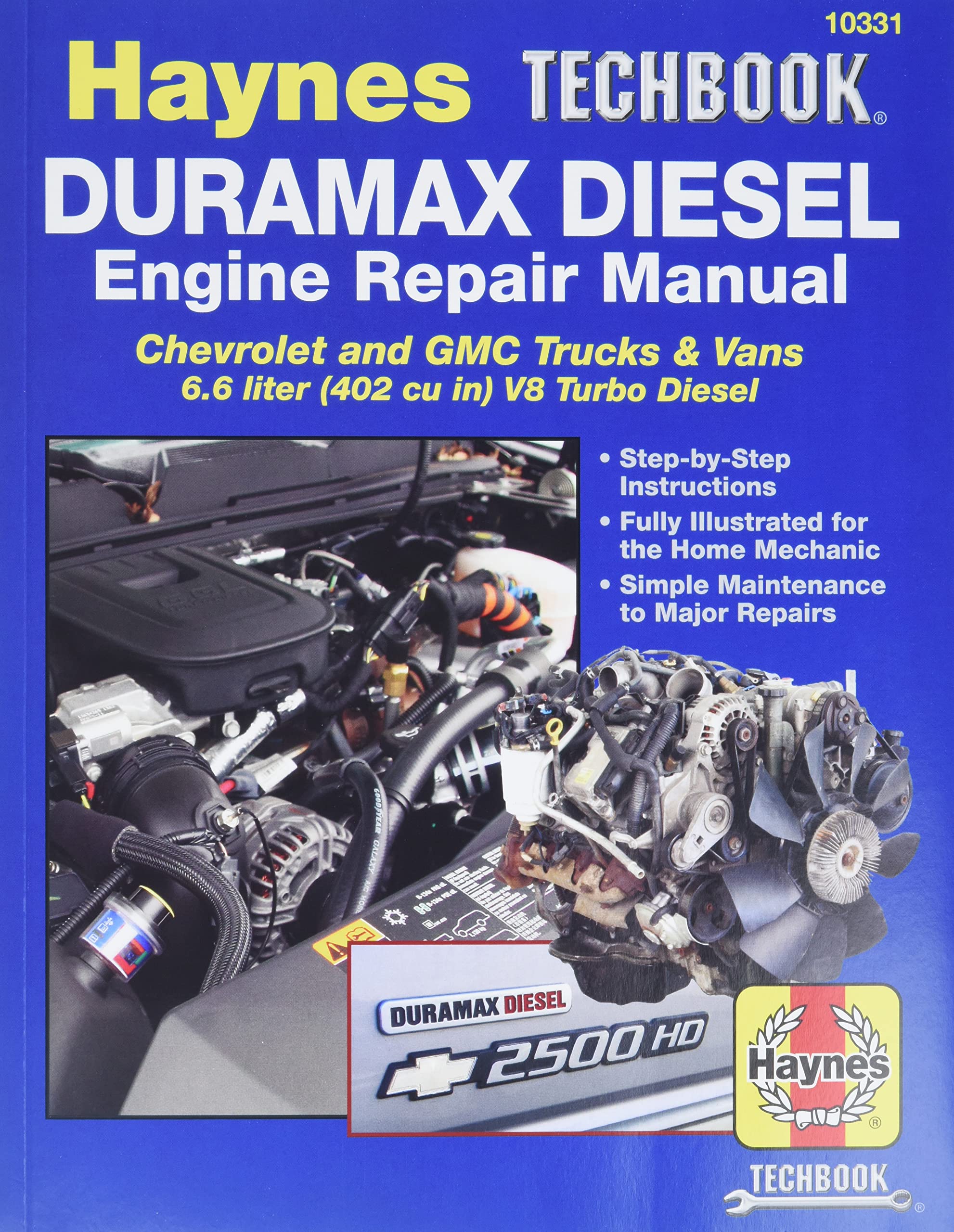 Duramax Diesel Engine for Chevrolet & GMC Trucks & Vans (0112) Haynes TECHBOOK,New