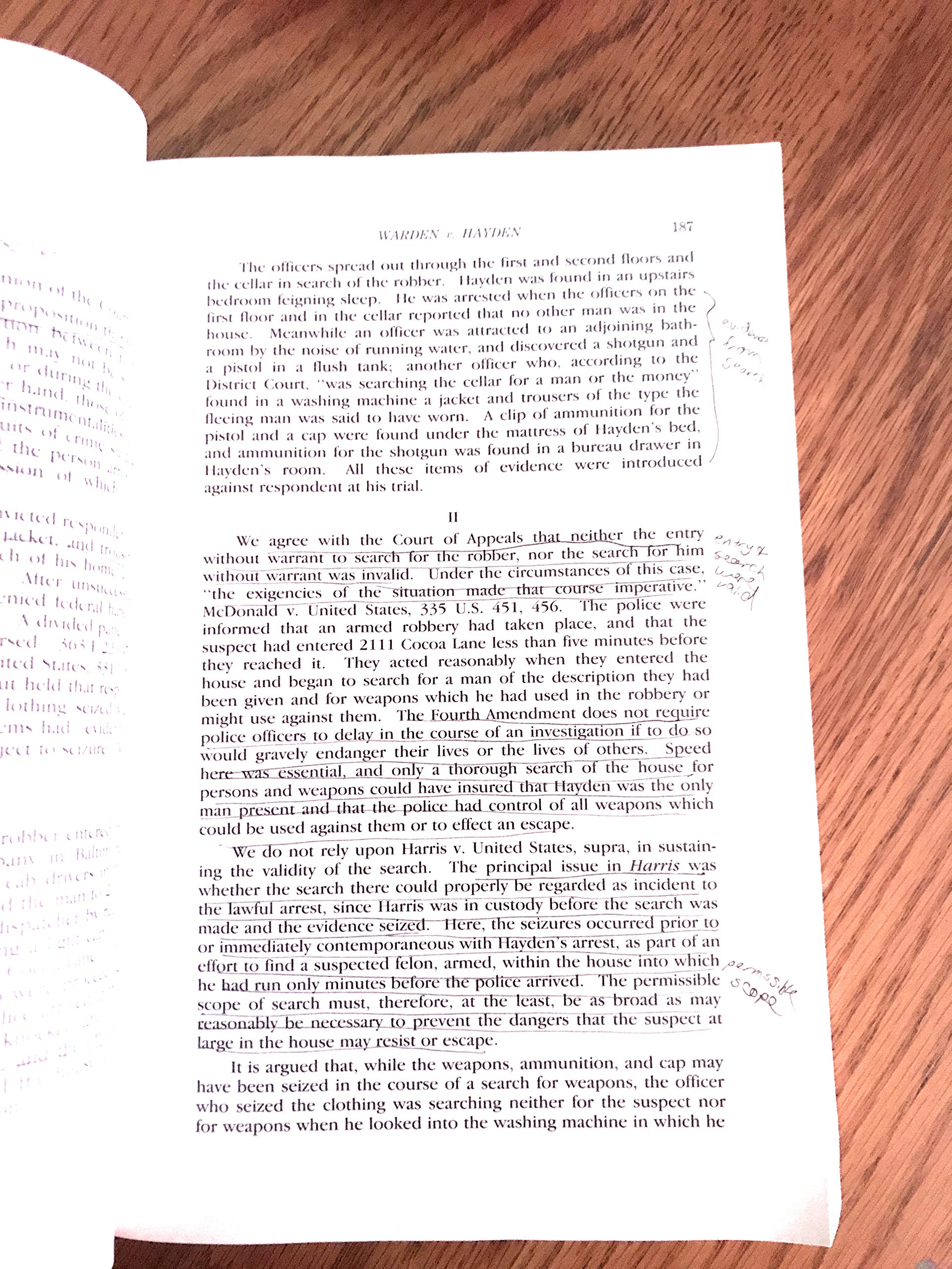 Leading Constitutional Cases on Criminal Justice: 1999,Used