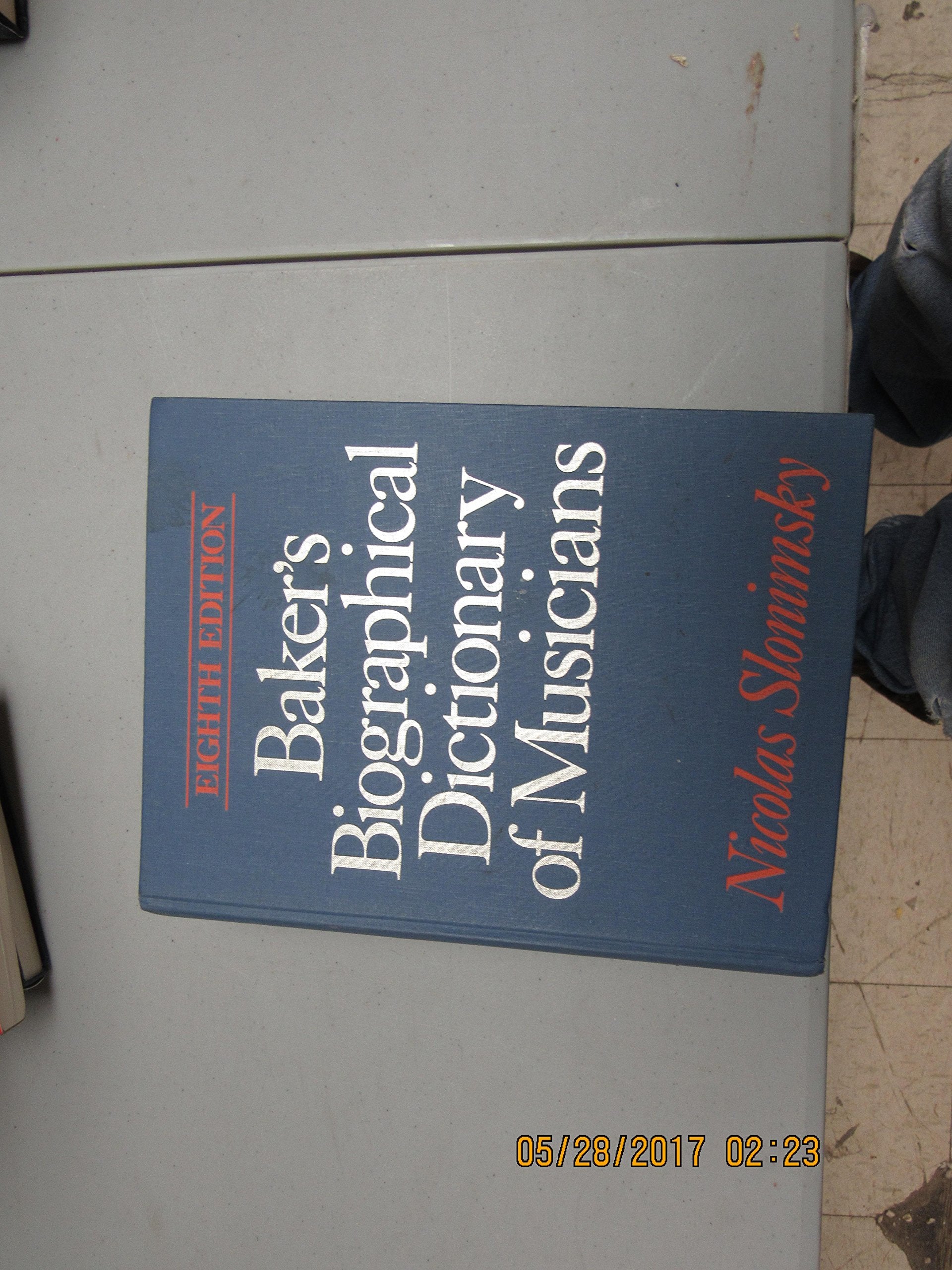 Bakers Biographical Dictionary of Musicians,Used