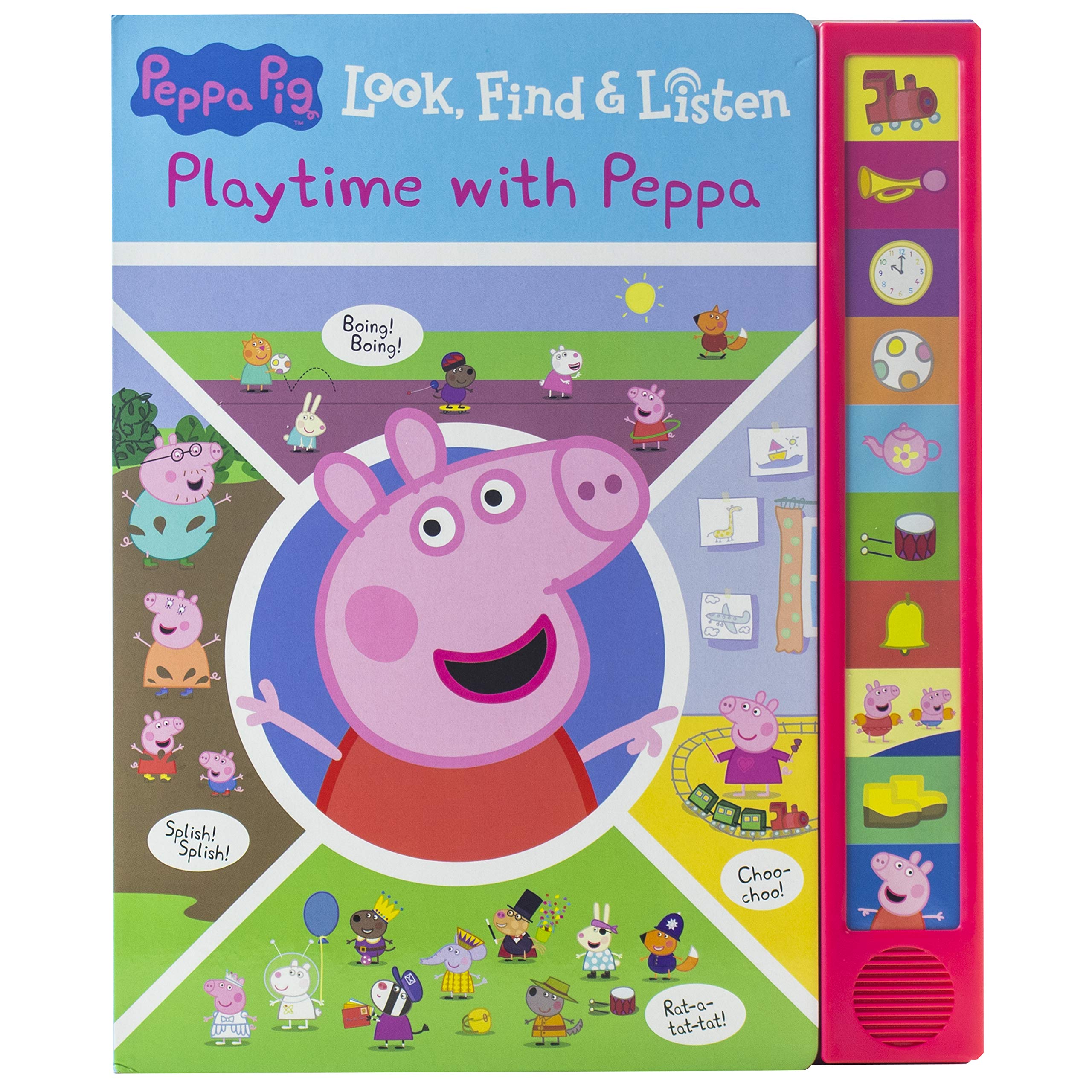 Peppa Pig  Playtime with Peppa Look, Find, and Listen  PI Kids,Used