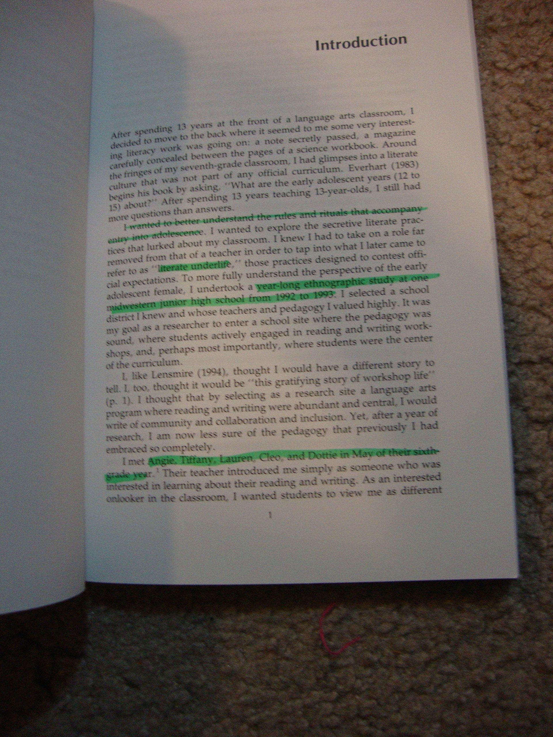 Just Girls: Hidden Literacies And Life In Junior High (Language And Literacy Series),New