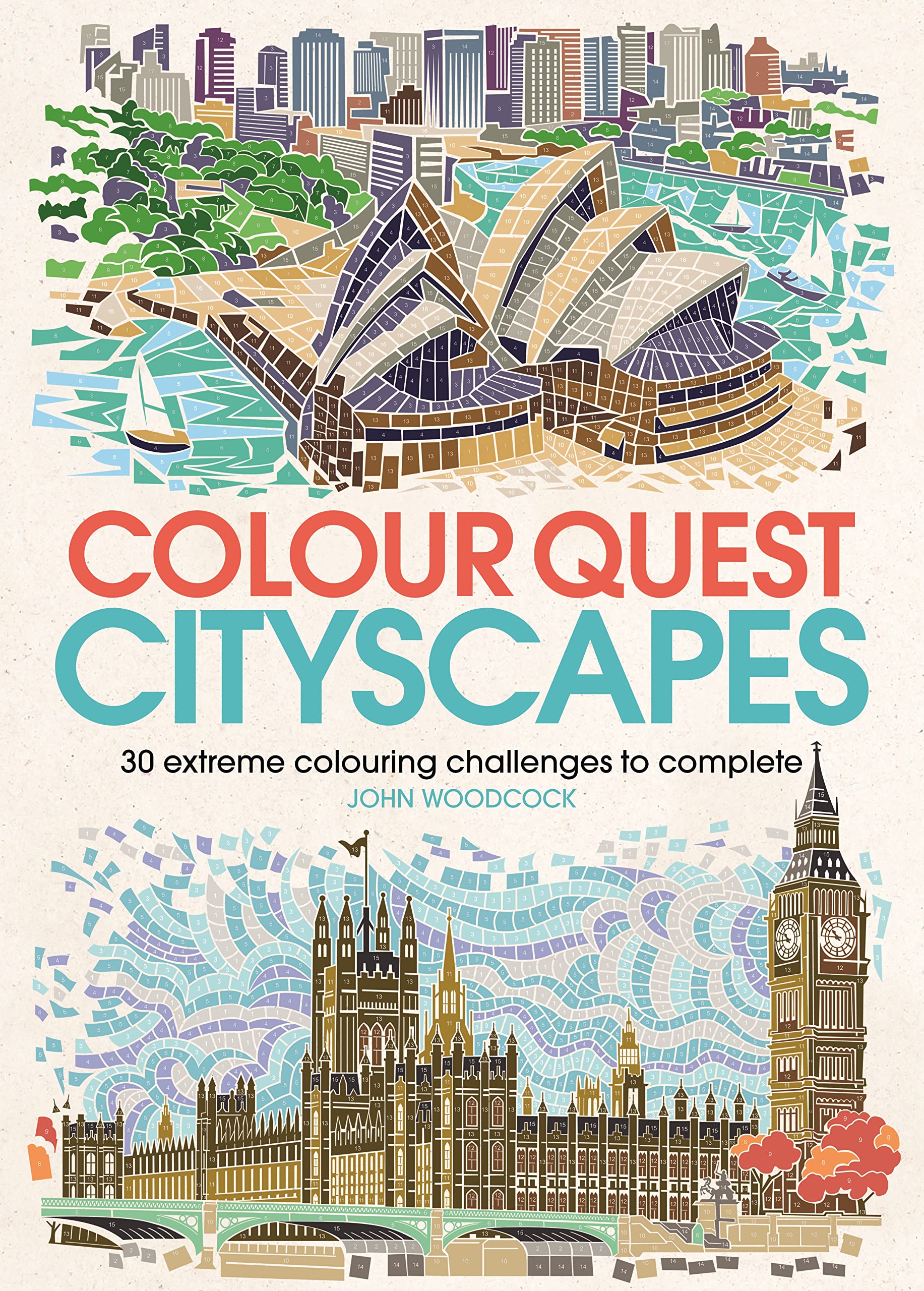Colour Quest Cityscapes: 30 Extreme Colouring Challenges To Complete (Colouring Books)