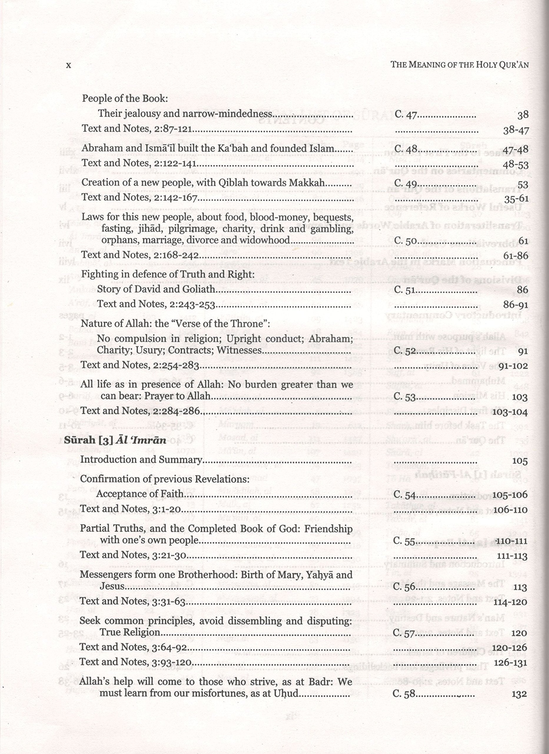 The Meaning of the Holy Qur'an: Complete Translation with Selected Notes,Used