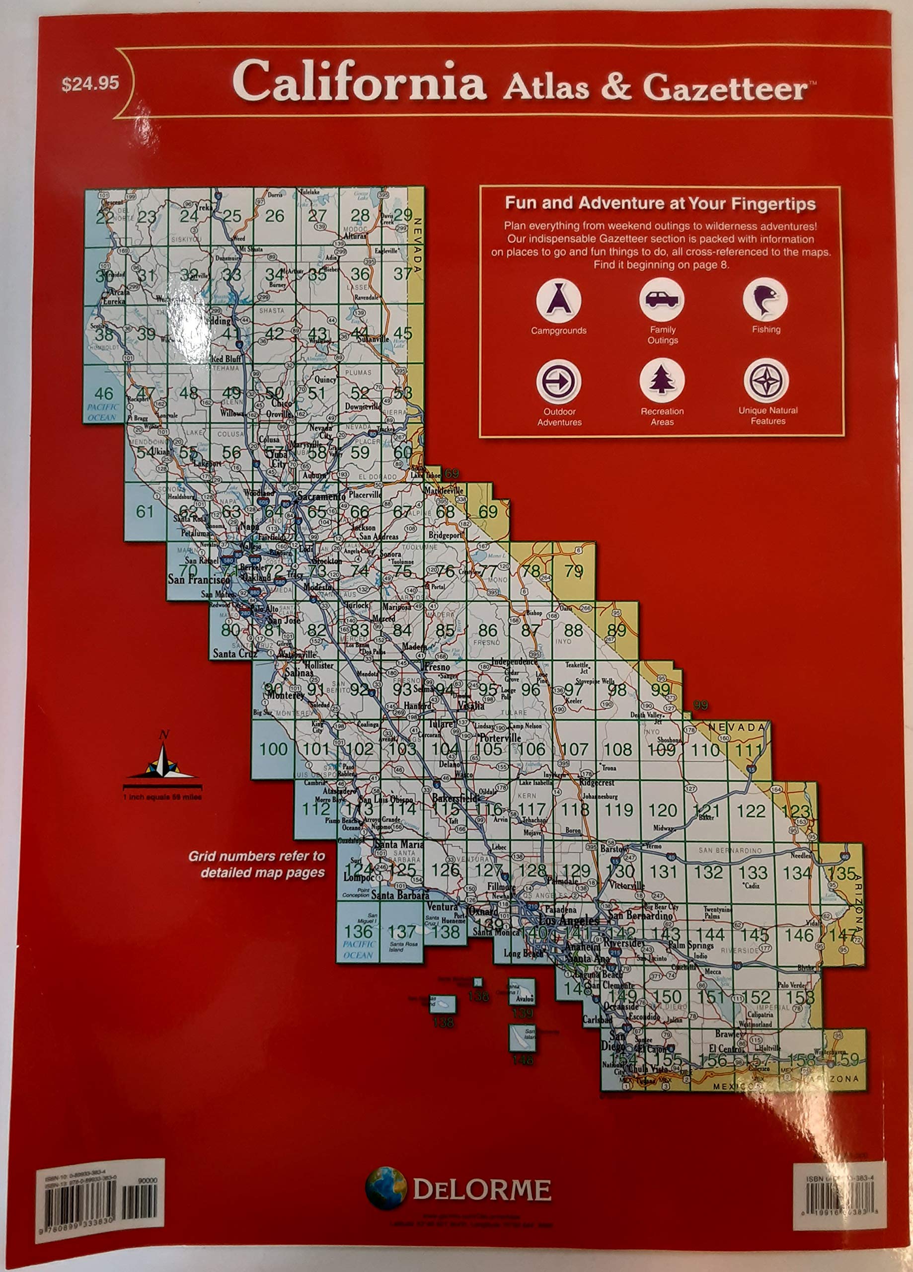 California Atlas & Gazetteer (Delorme Atlas & Gazetteer),Used
