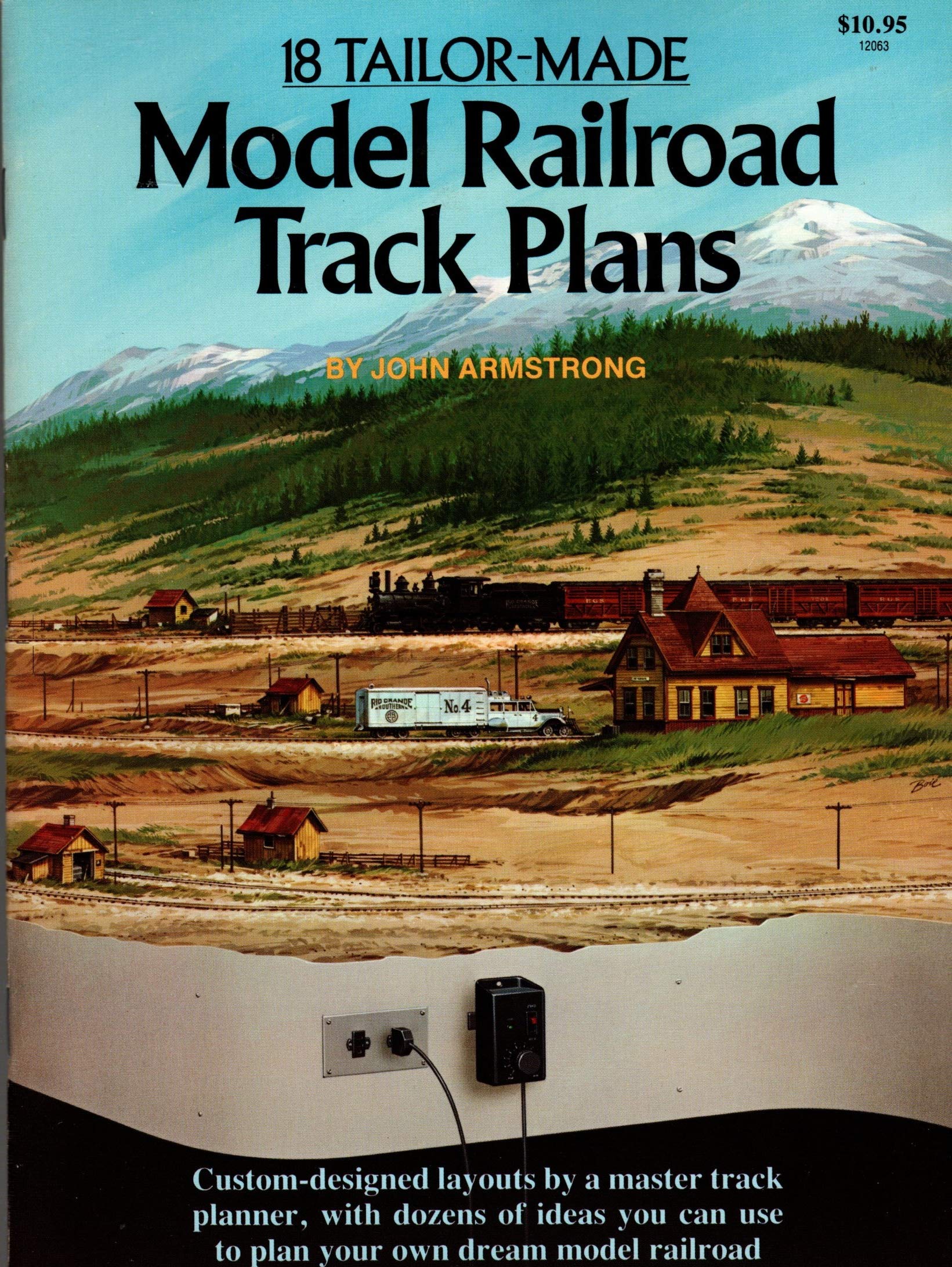 18 TailorMade Model Railroad Track Plans (Model Railroad Handbook, 19),Used