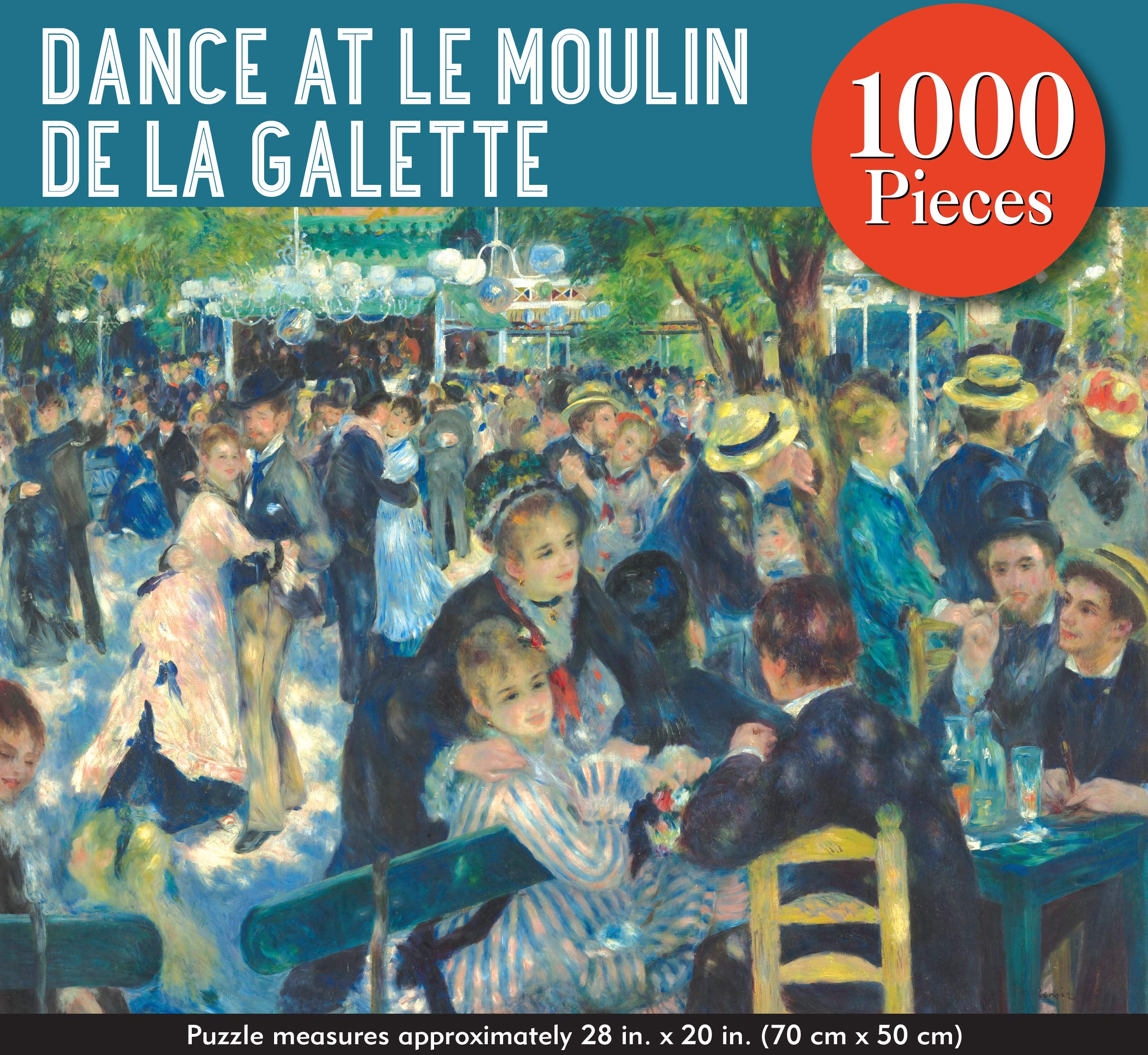 PETER PAUPER PRESS Dance at Le Moulin De La Galette 1000 Piece Jigsaw Puzzle,Used