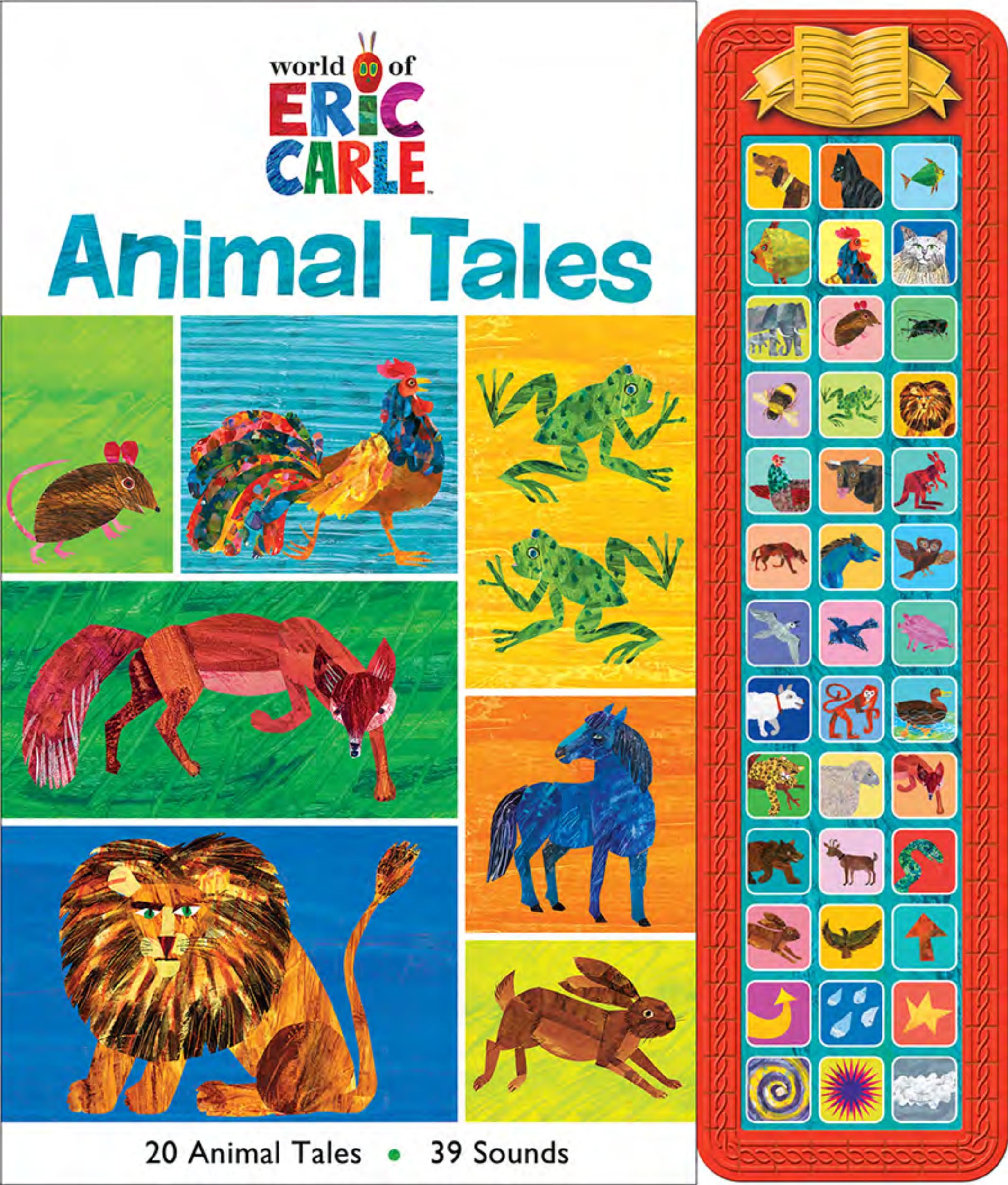 World of Eric Carle, Animal Tales Sound Storybook Treasury  PlayaSound  PI Kids,Used