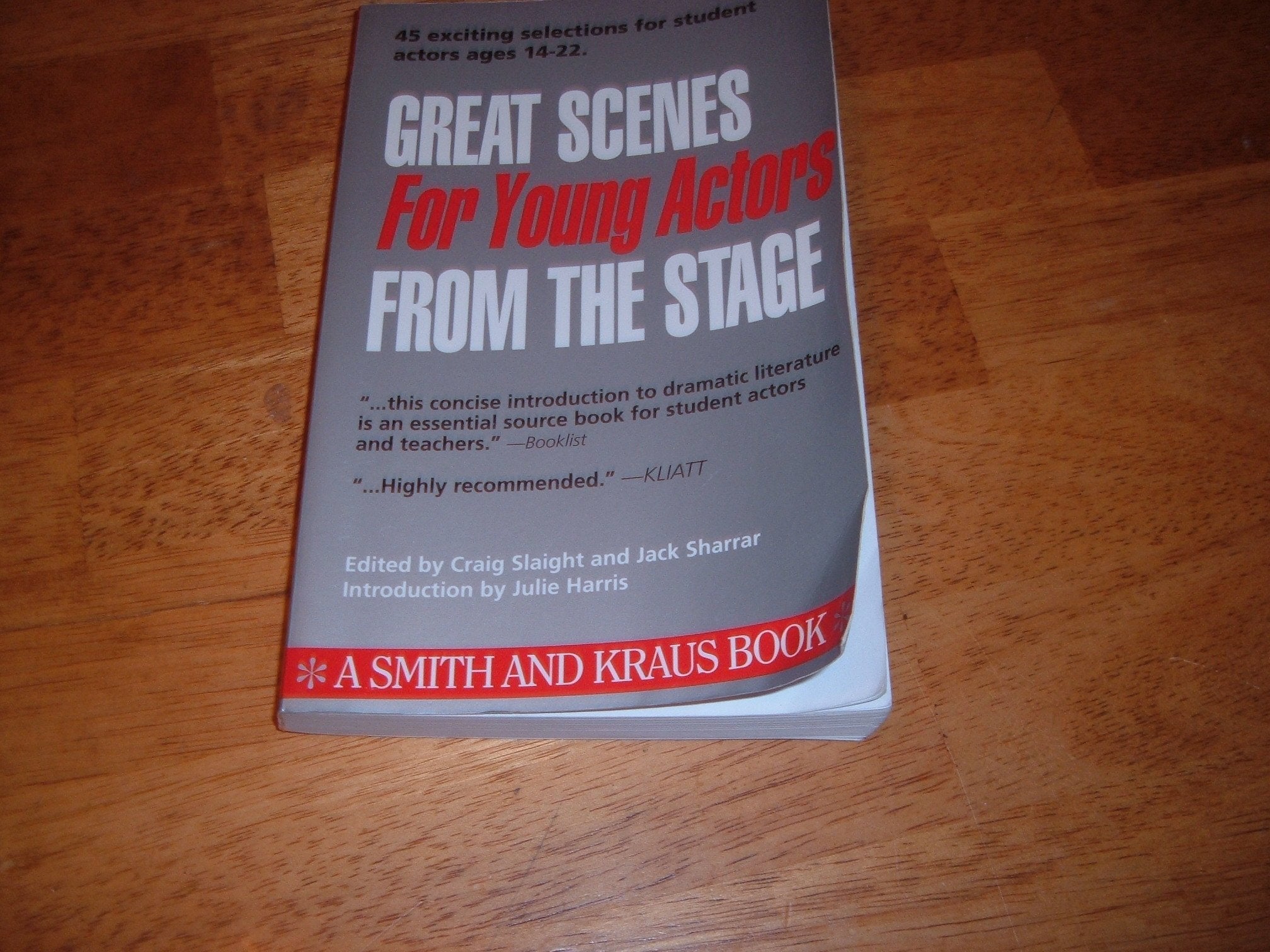 Great Scenes for Young Actors (Young Actors Series),Used