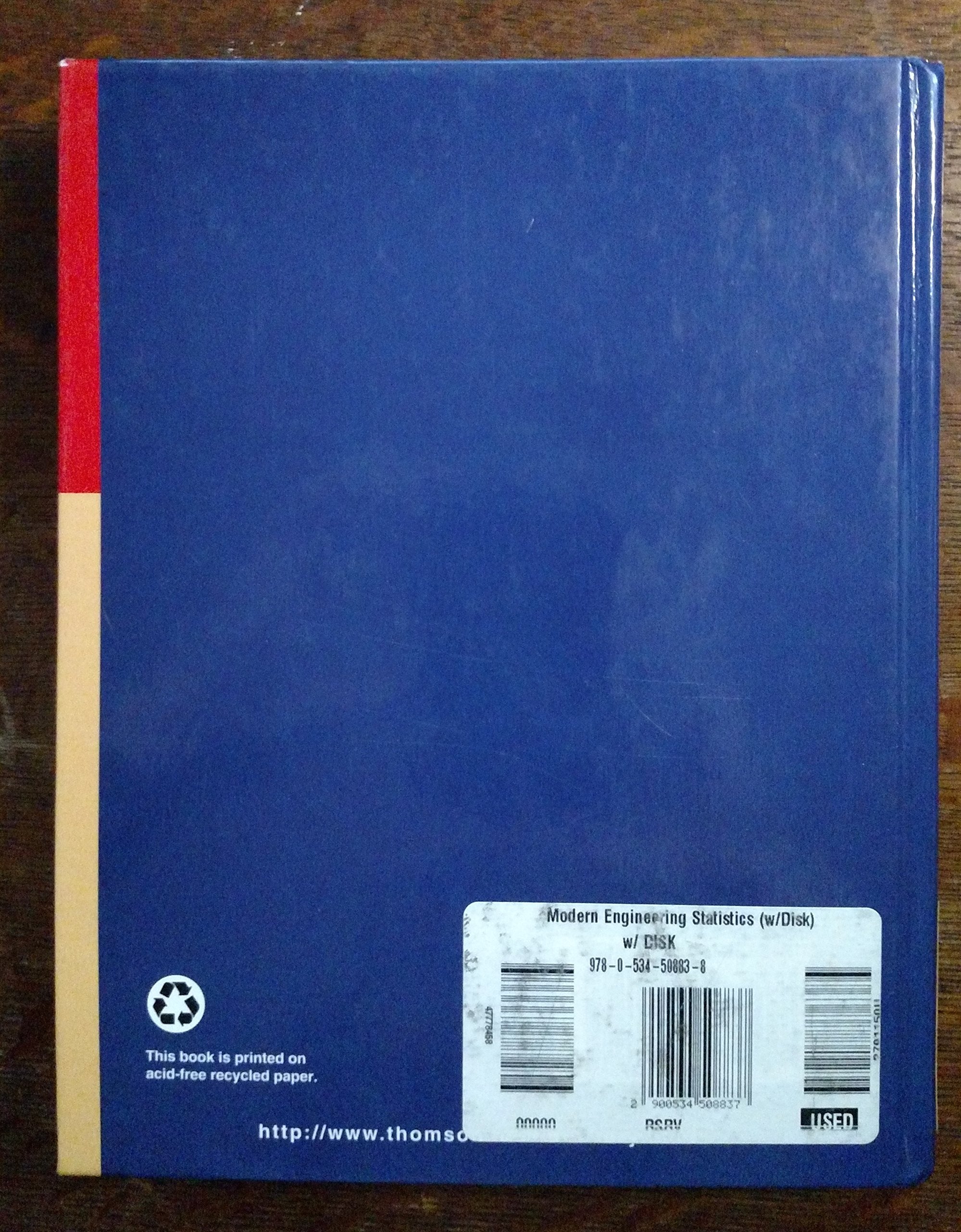 Modern Engineering Statistics,Used