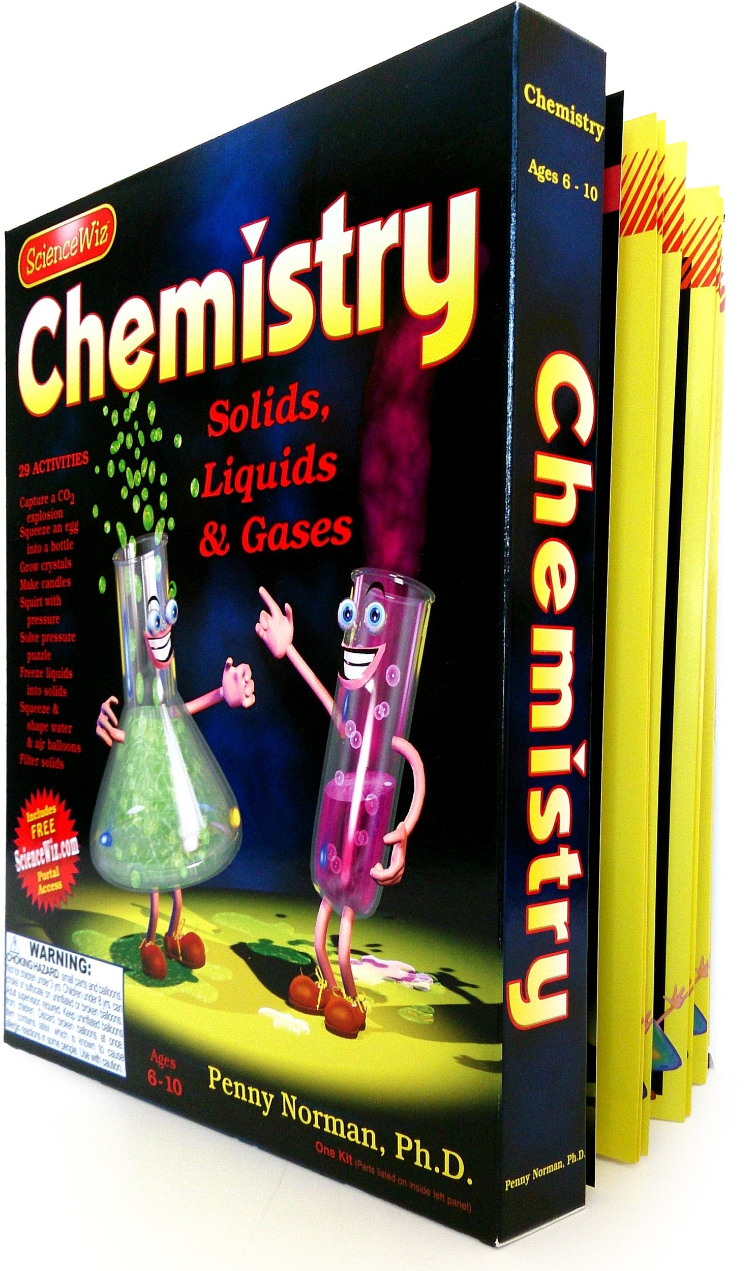 Science Wiz Chemistry Experiments Kit,Used