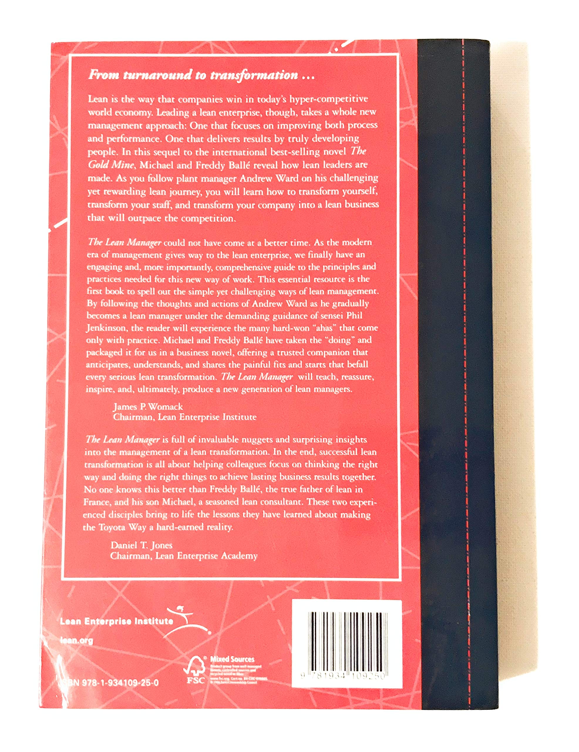 The Lean Manager: A Novel of Lean Transformation,New