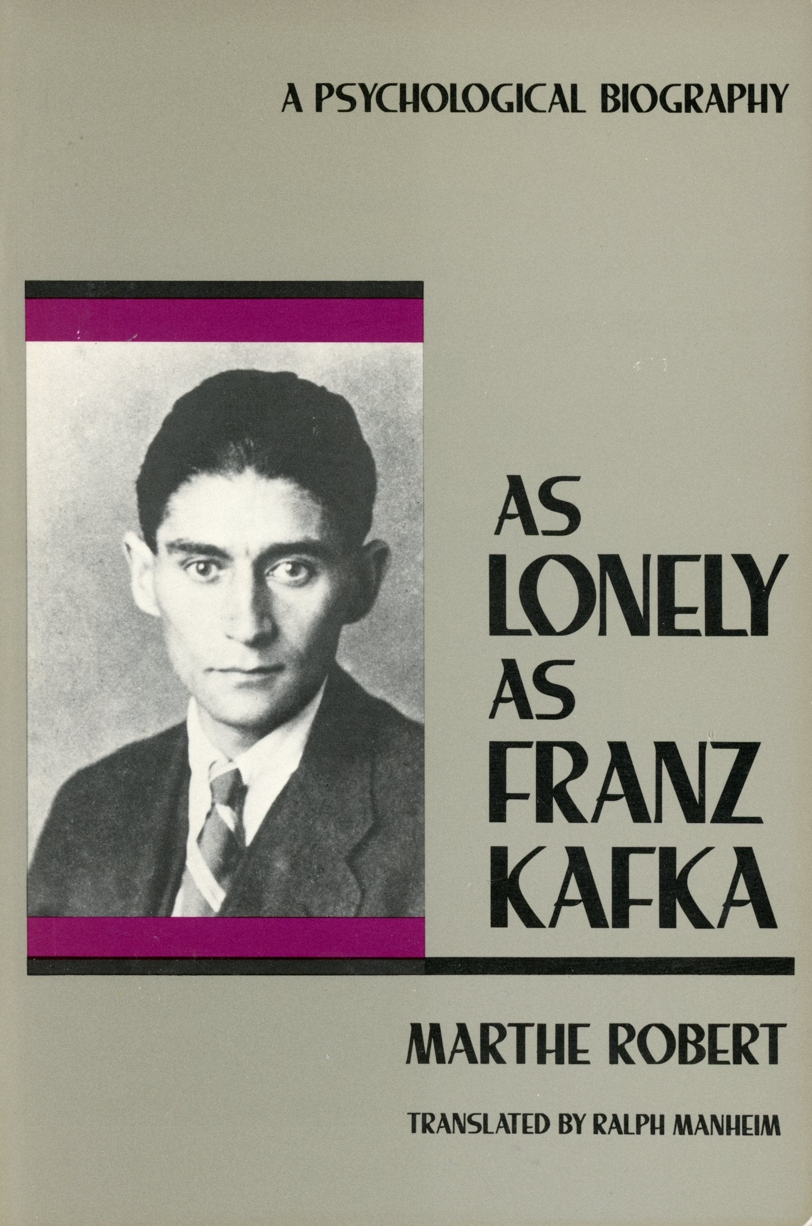 As Lonely As Franz Kafka,Used