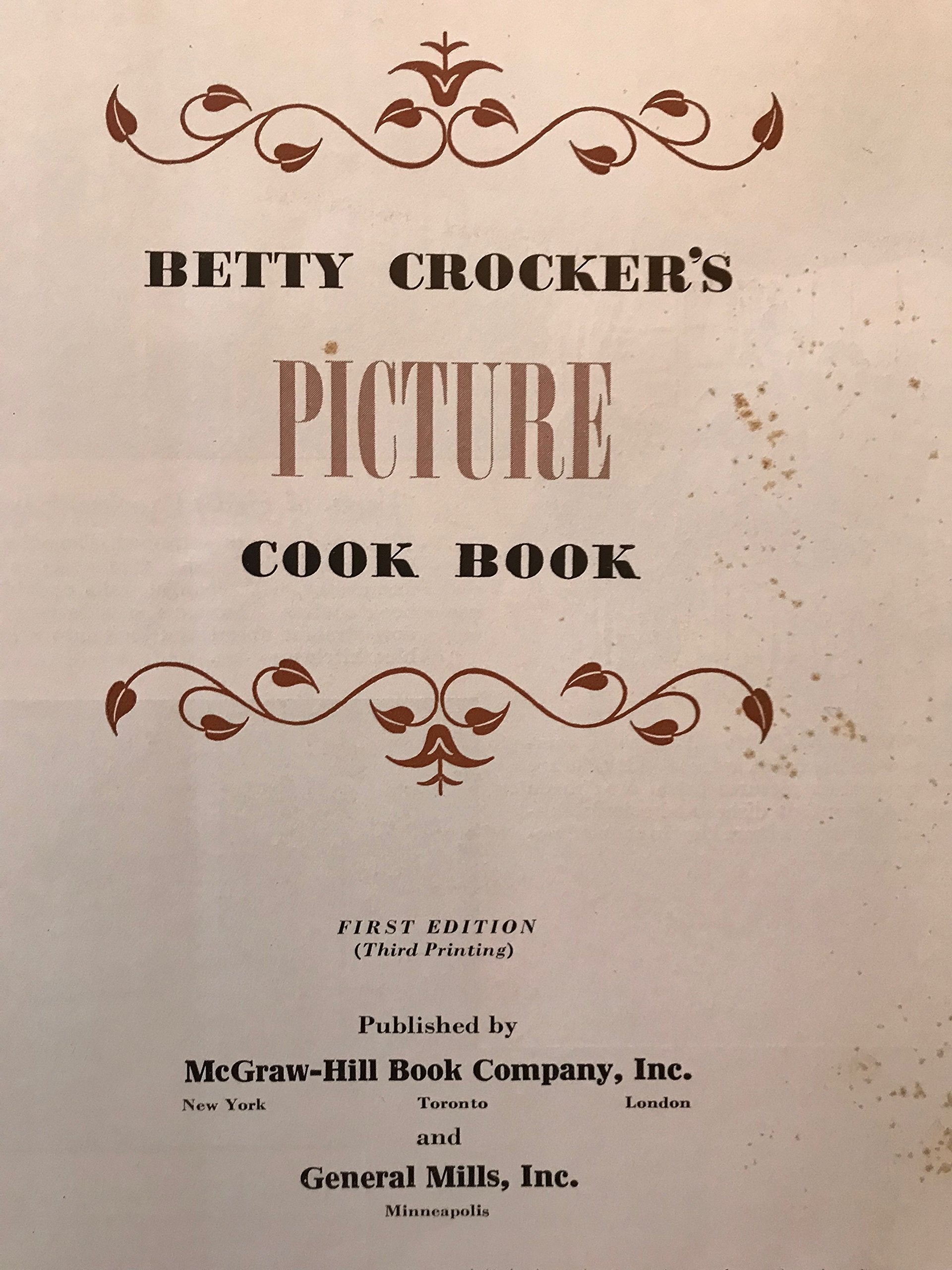 Betty Crocker'S Picture Cook Book,Used
