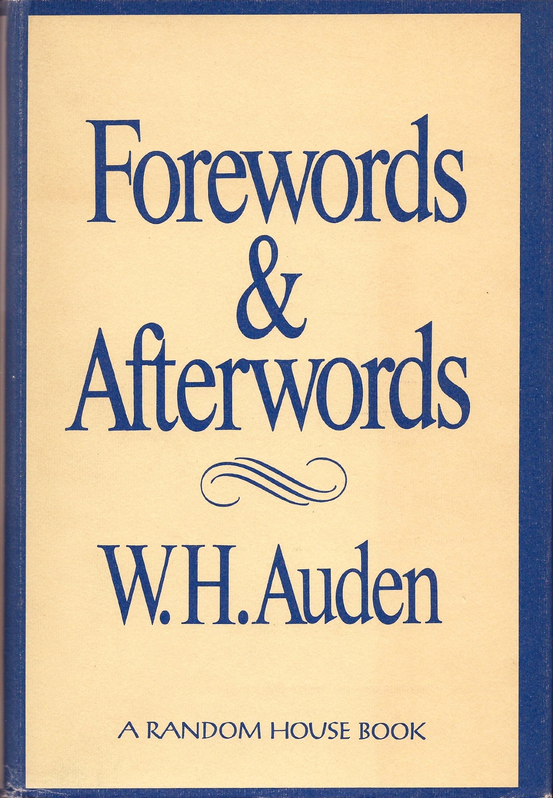 Forewords And Afterwords,Used