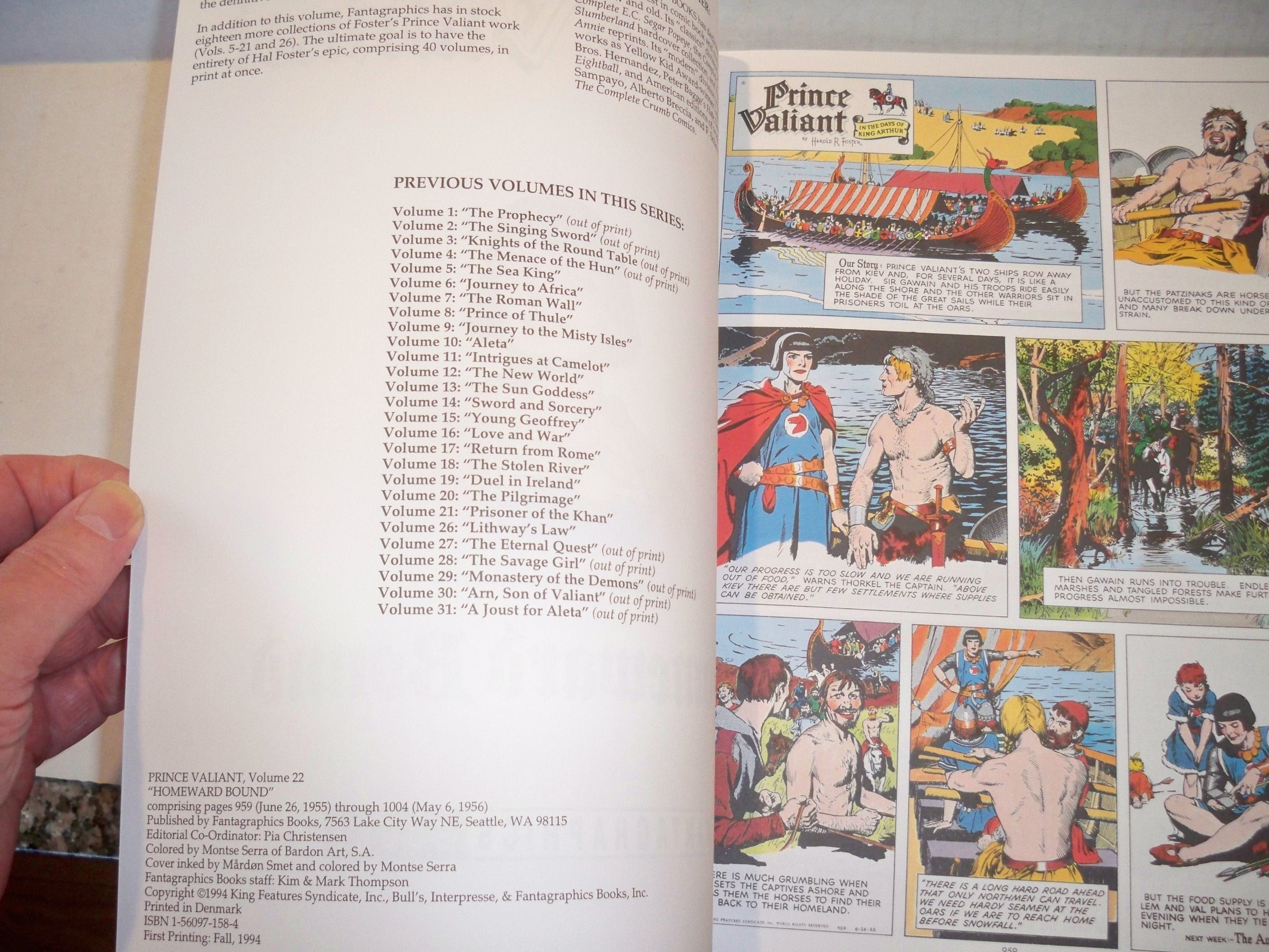 Prince Valiant, Vol. 22: Homeward Bound,Used