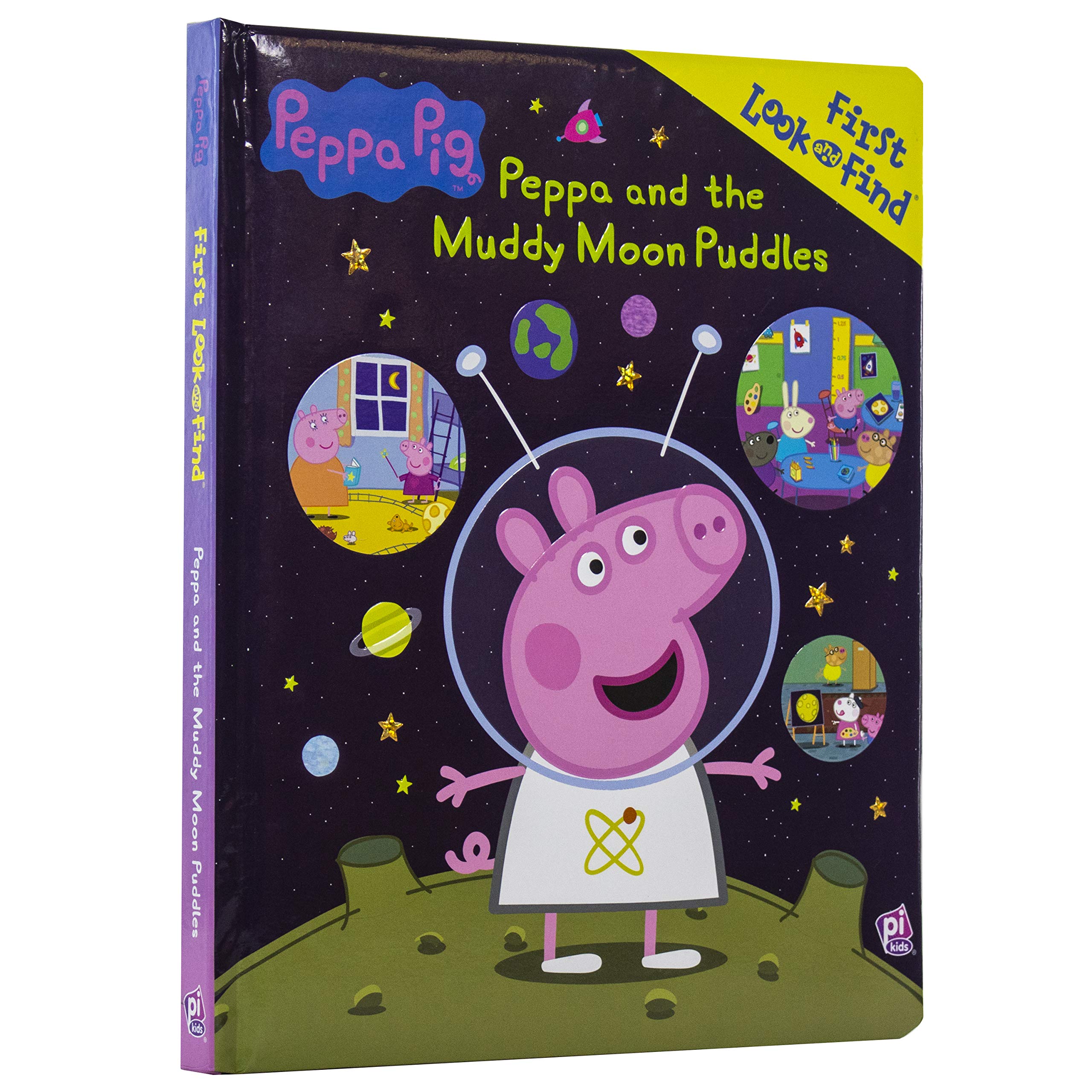 Peppa Pig  Peppa and the Muddy Moon Puddles  First Look and Find Activity Book  PI Kids,Used