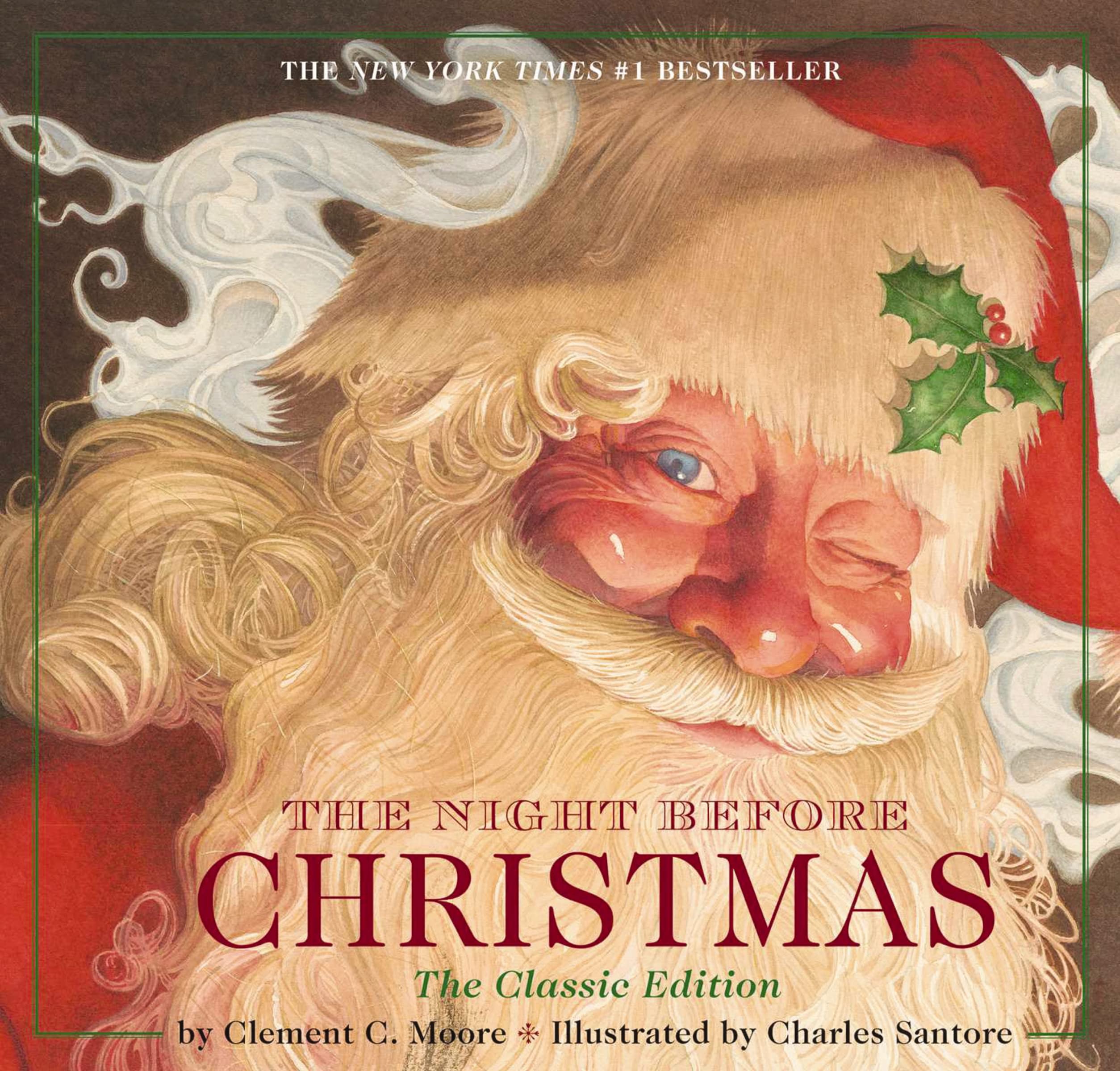 The Night Before Christmas Hardcover: The Classic Edition (Celebrate The Holiday Season with Santa Claus),Used