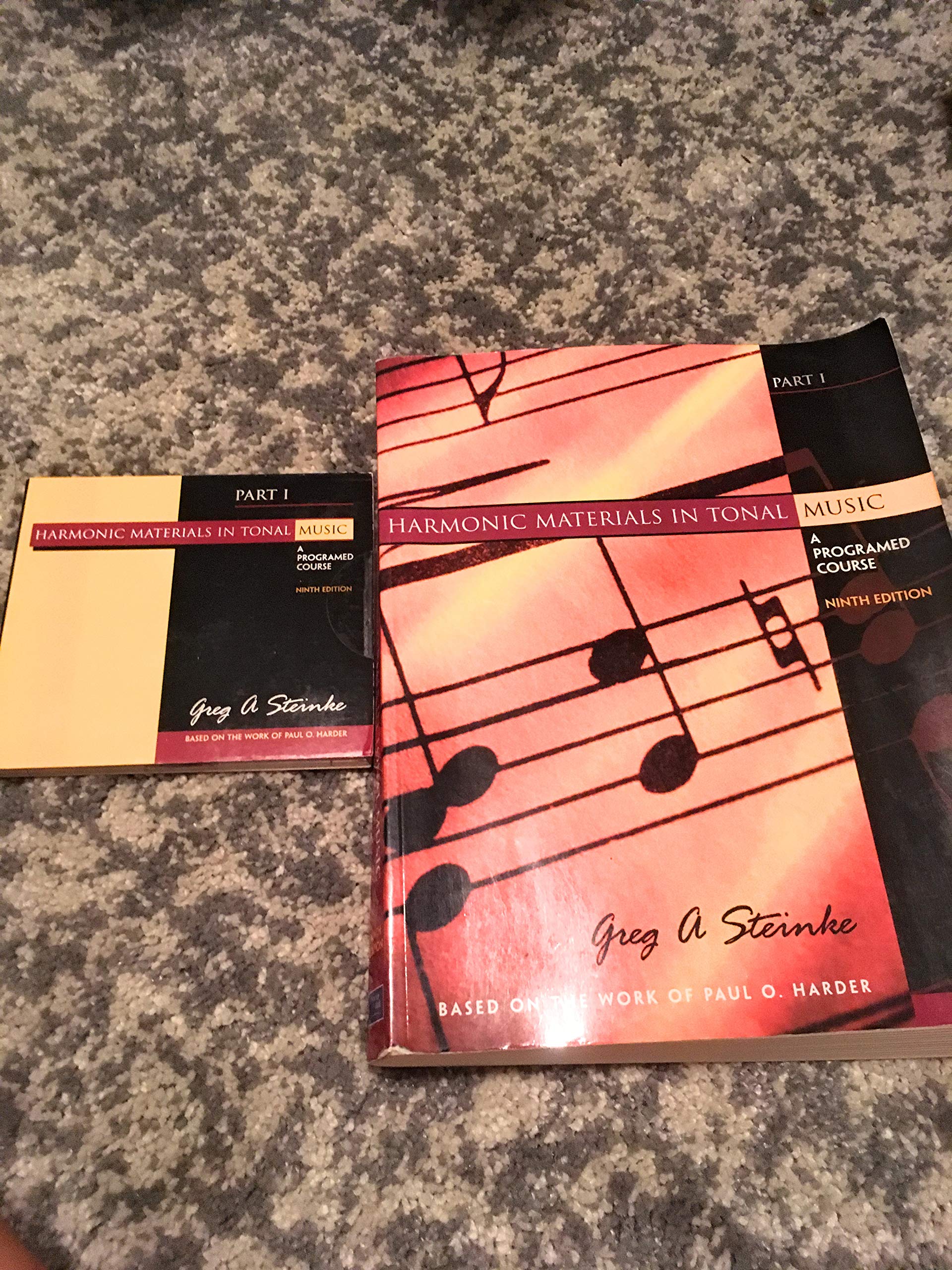 Harmonic Materials In Tonal Music: A Programmed Course,Used