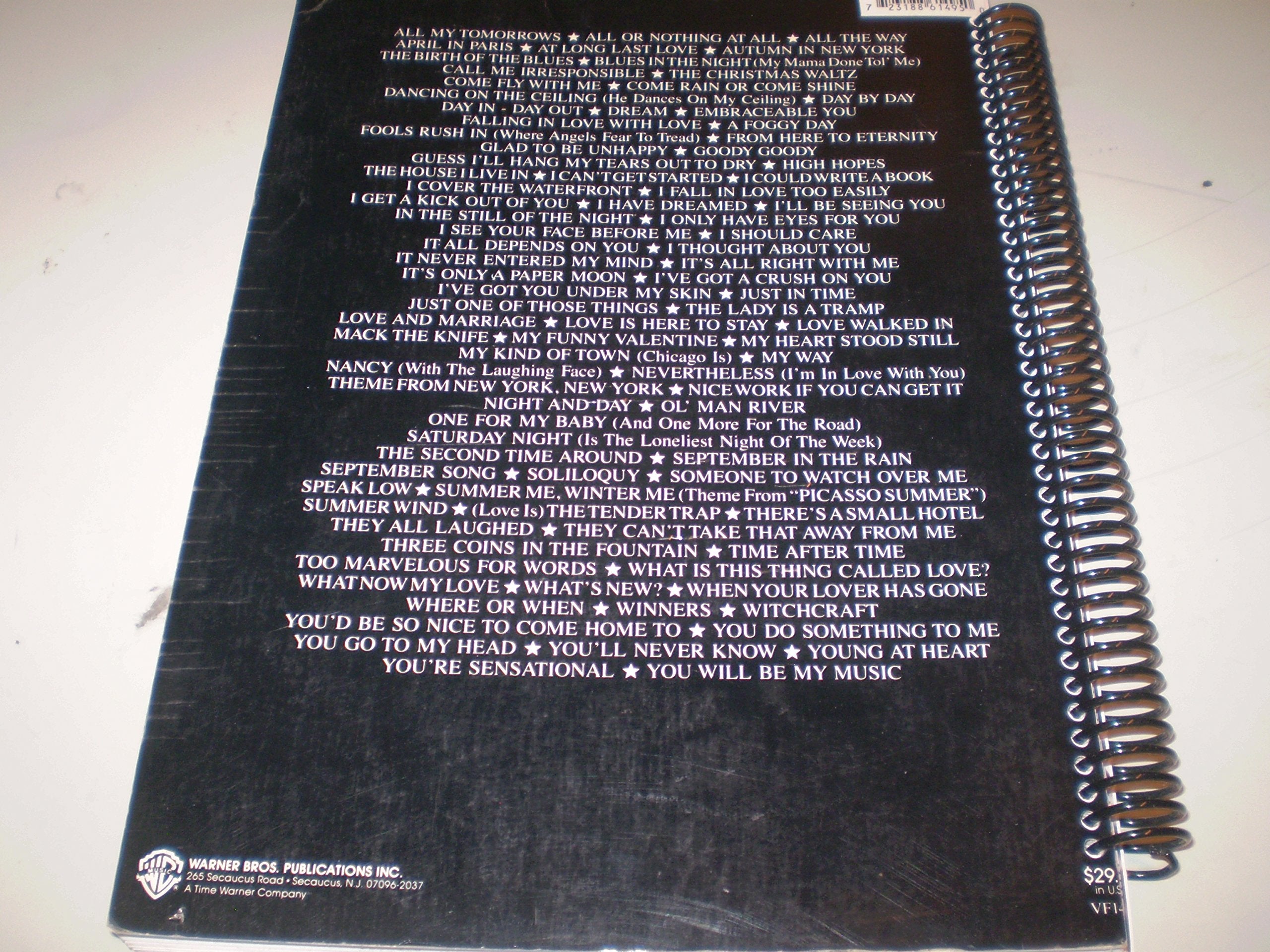 Frank Sinatra Songbook: Piano/Vocal/Chords,Used