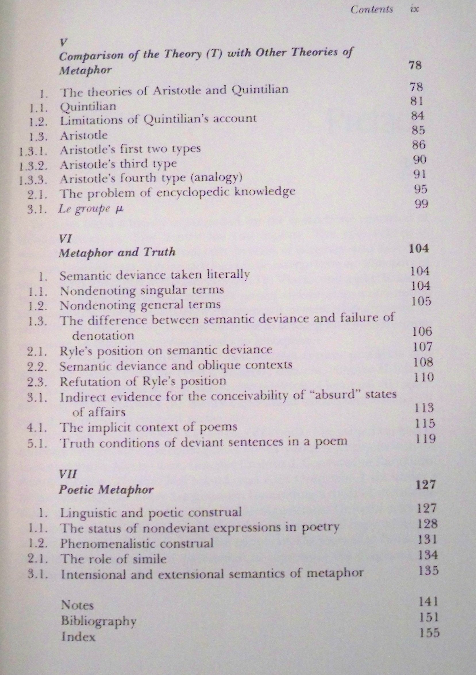The Semantics of Metaphor,Used