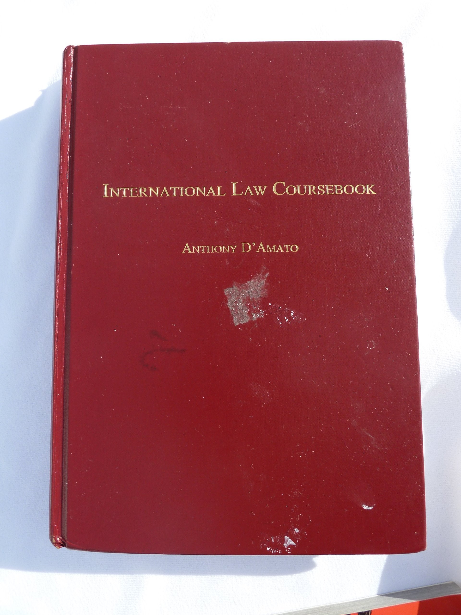 International Law Coursebook: To Accompany International Law Anthology,Used