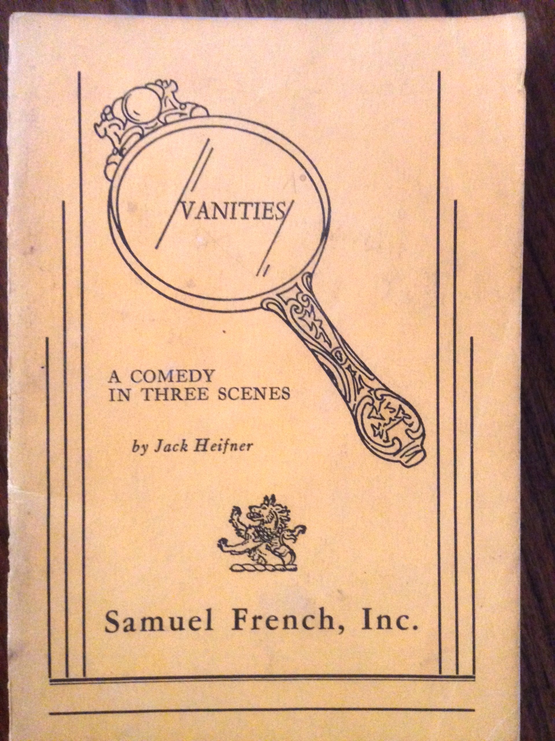 Vanities: A Comedy In Three Scenes