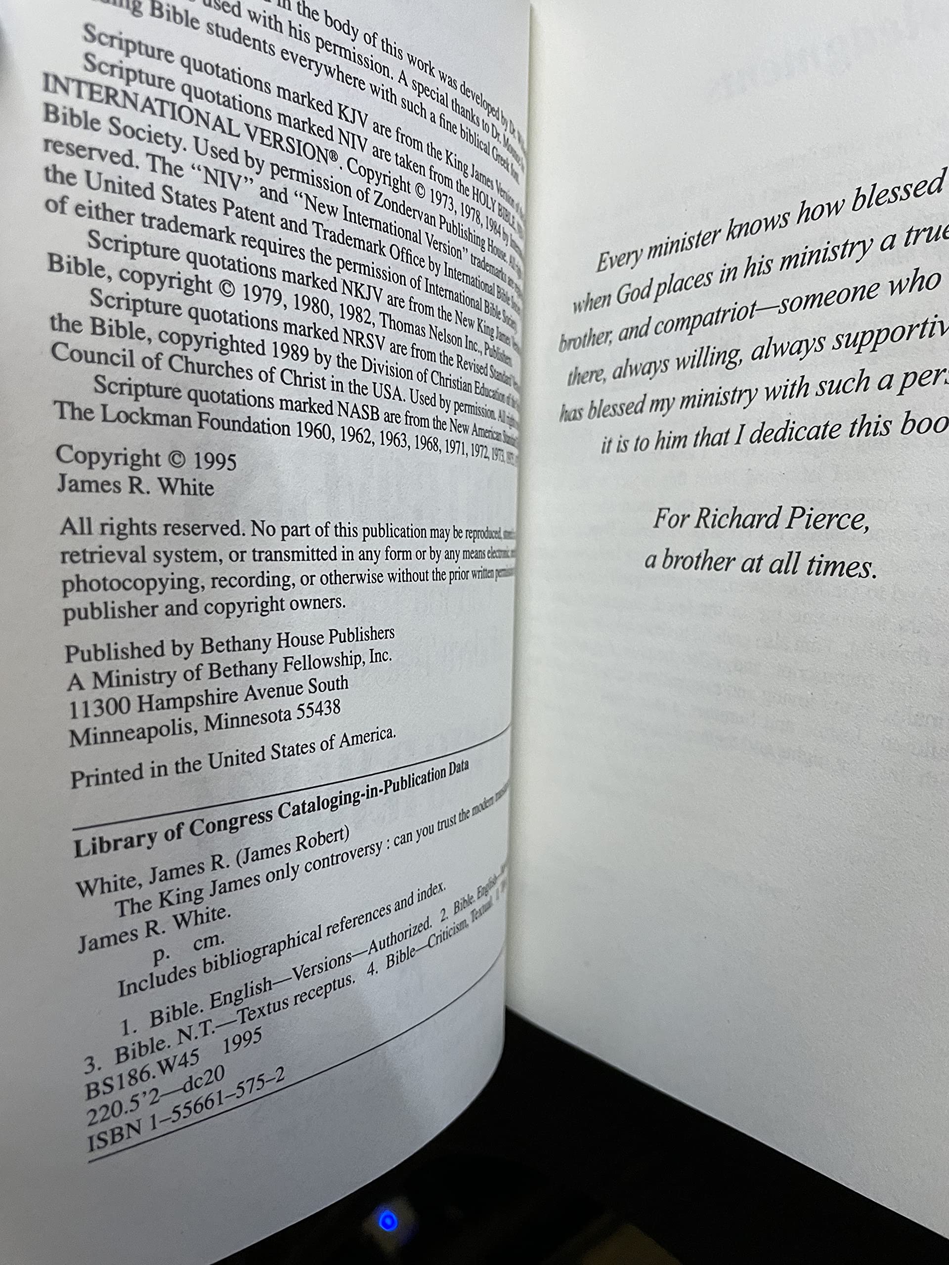 The King James Only Controversy: Can You Trust the Modern Translations?,New