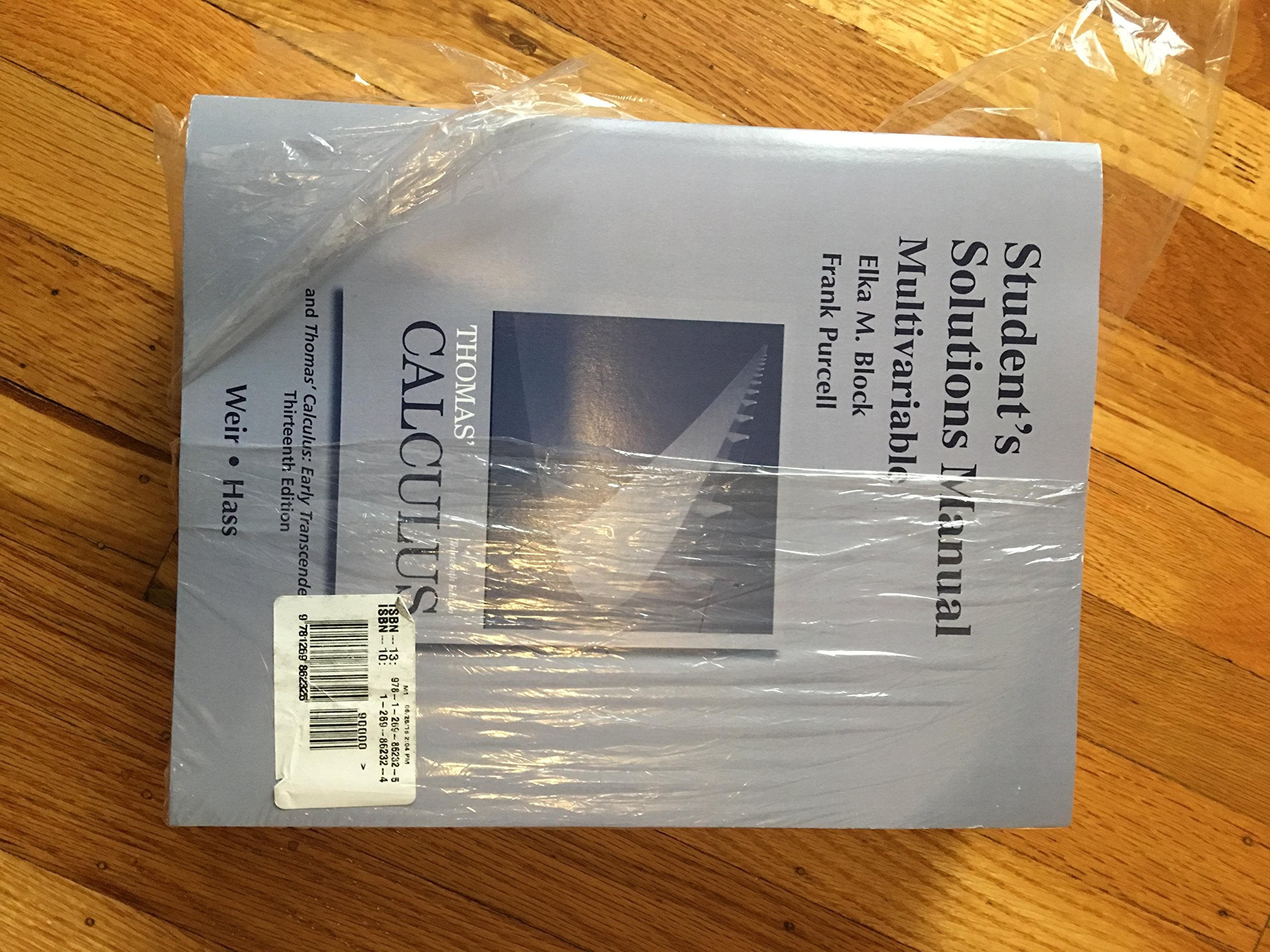 Thomas' Calculus: Early Transcendentals,New