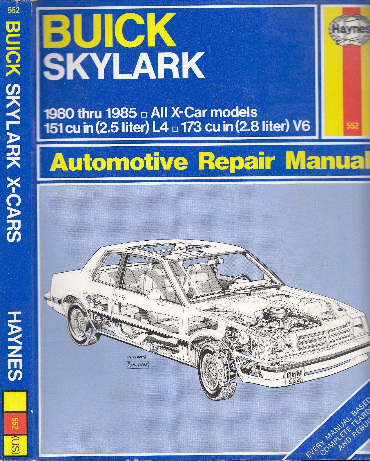 Buick Skylark Owners Workshop Manual: Automotive Repair Manual,Used