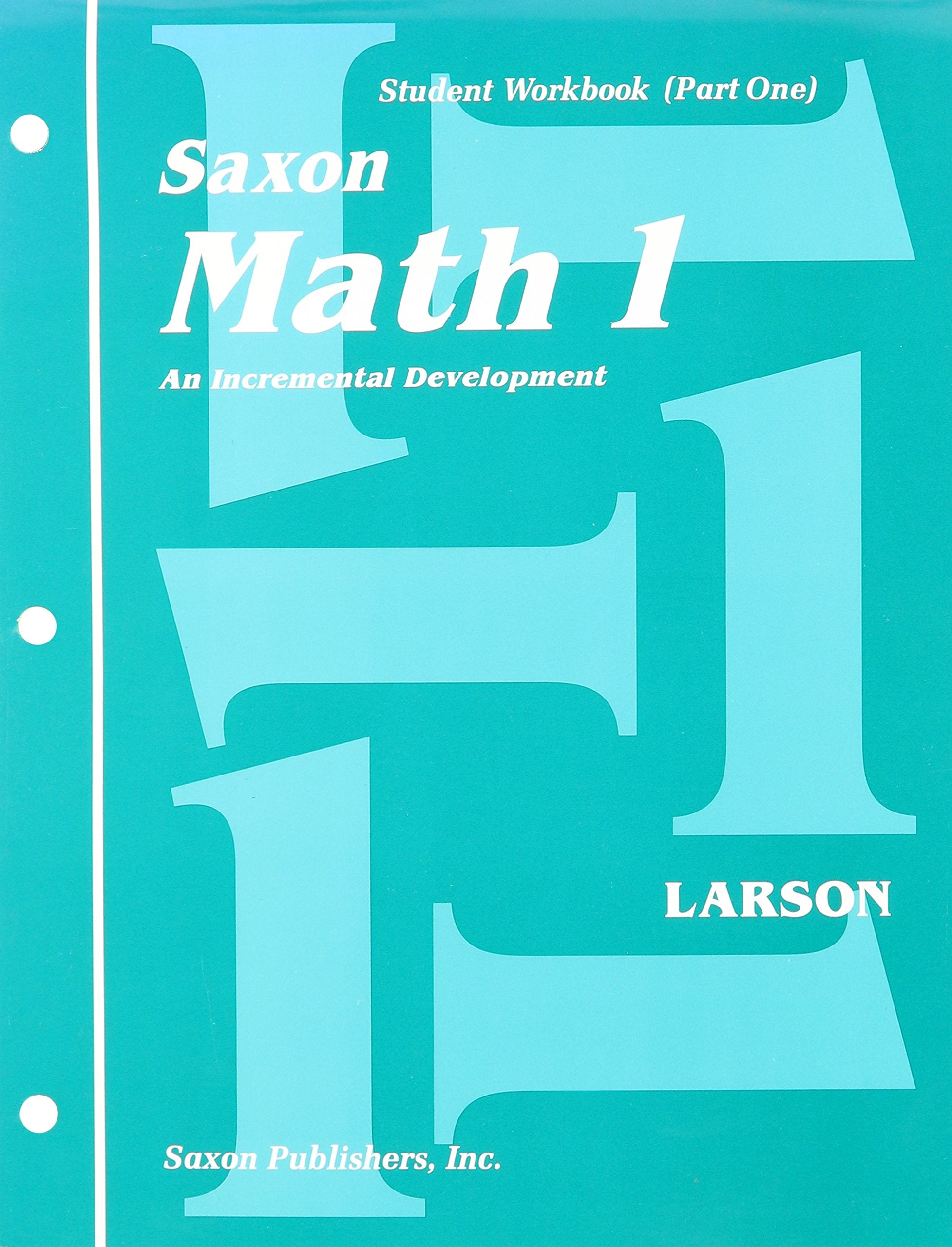 Saxon Math 1, student workbook part 1,Used